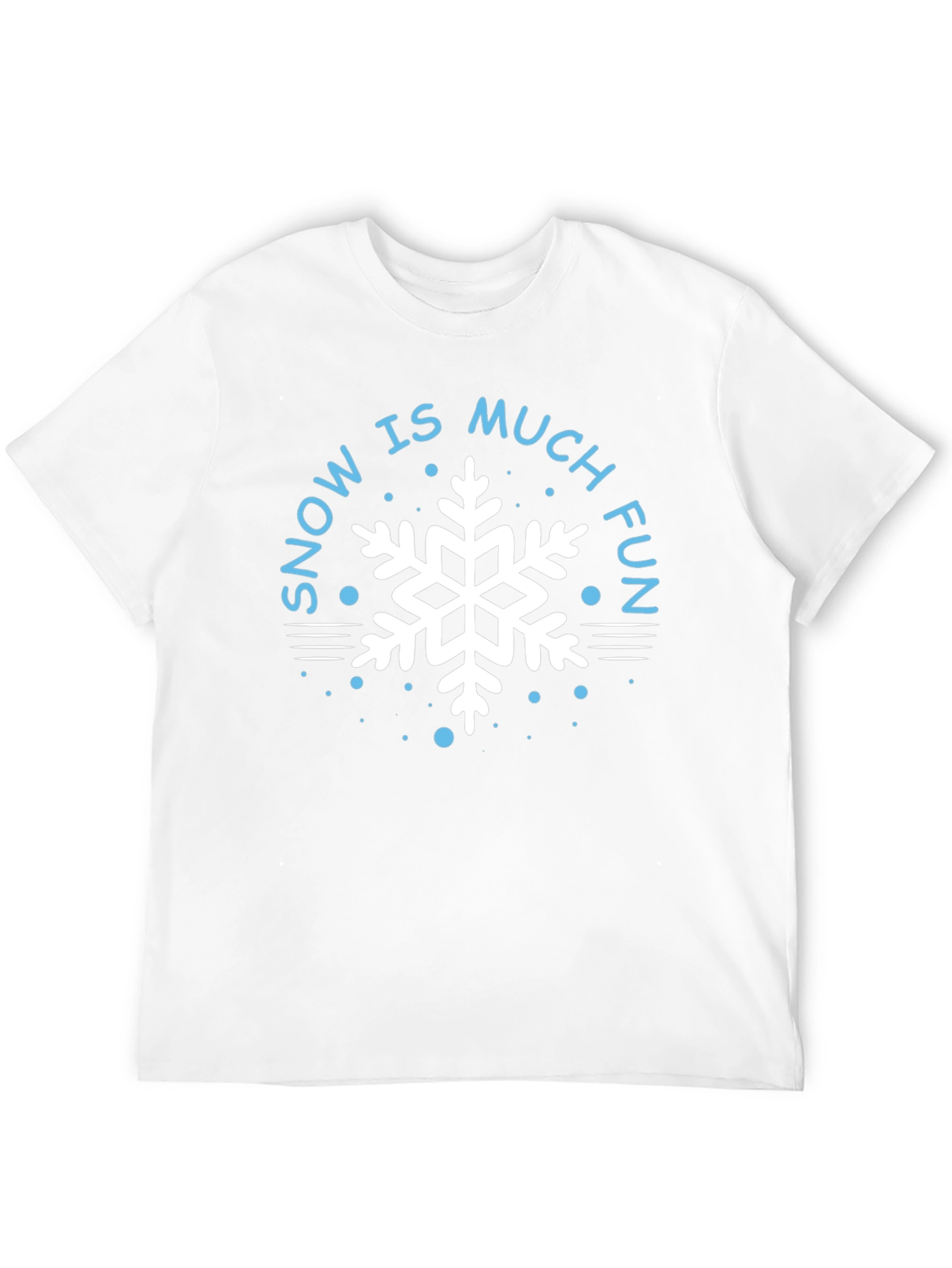 Black Snow is Much Fun Graphic Tee view 12