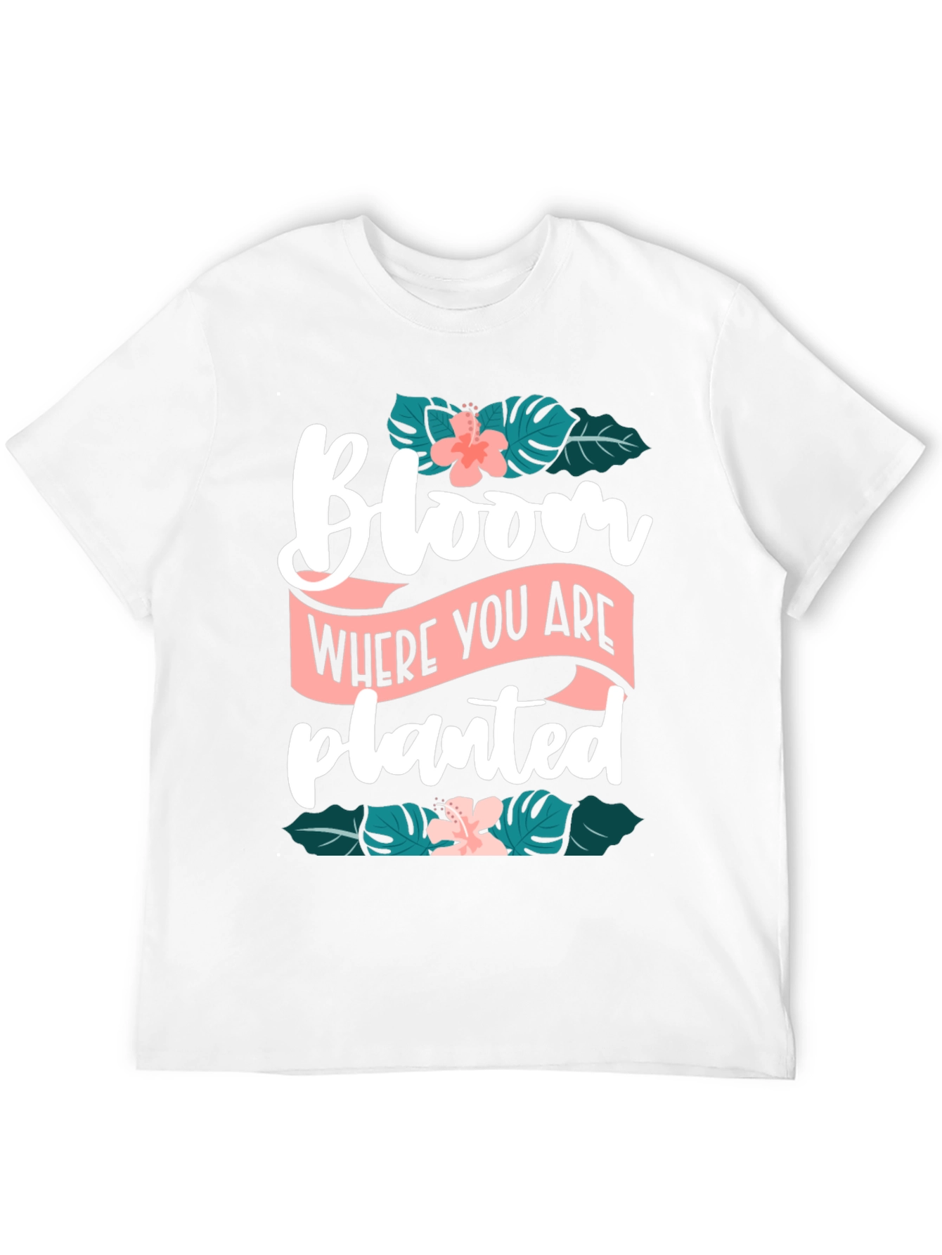 Black Bloom Where You Are Planted Graphic Tee view 12