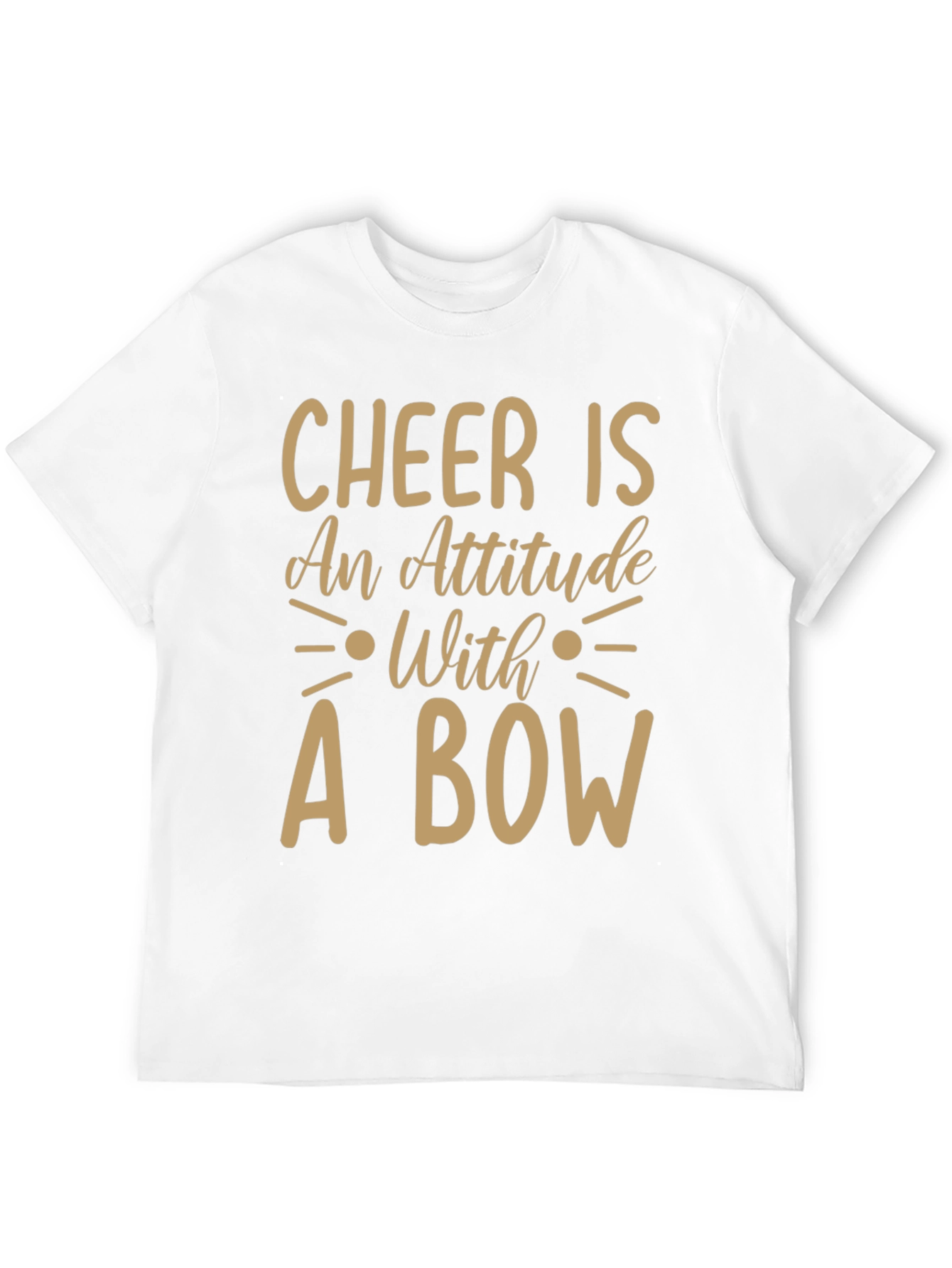 Black Cheer is an Attitude T-Shirt view 12