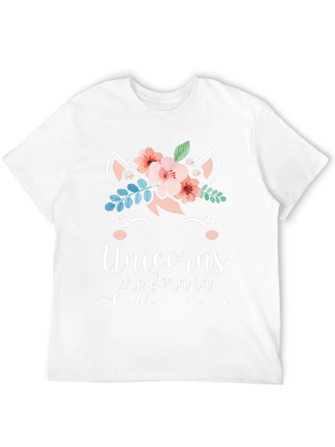 Black Unicorn Birthday T-Shirt - Born In [Month] view 12