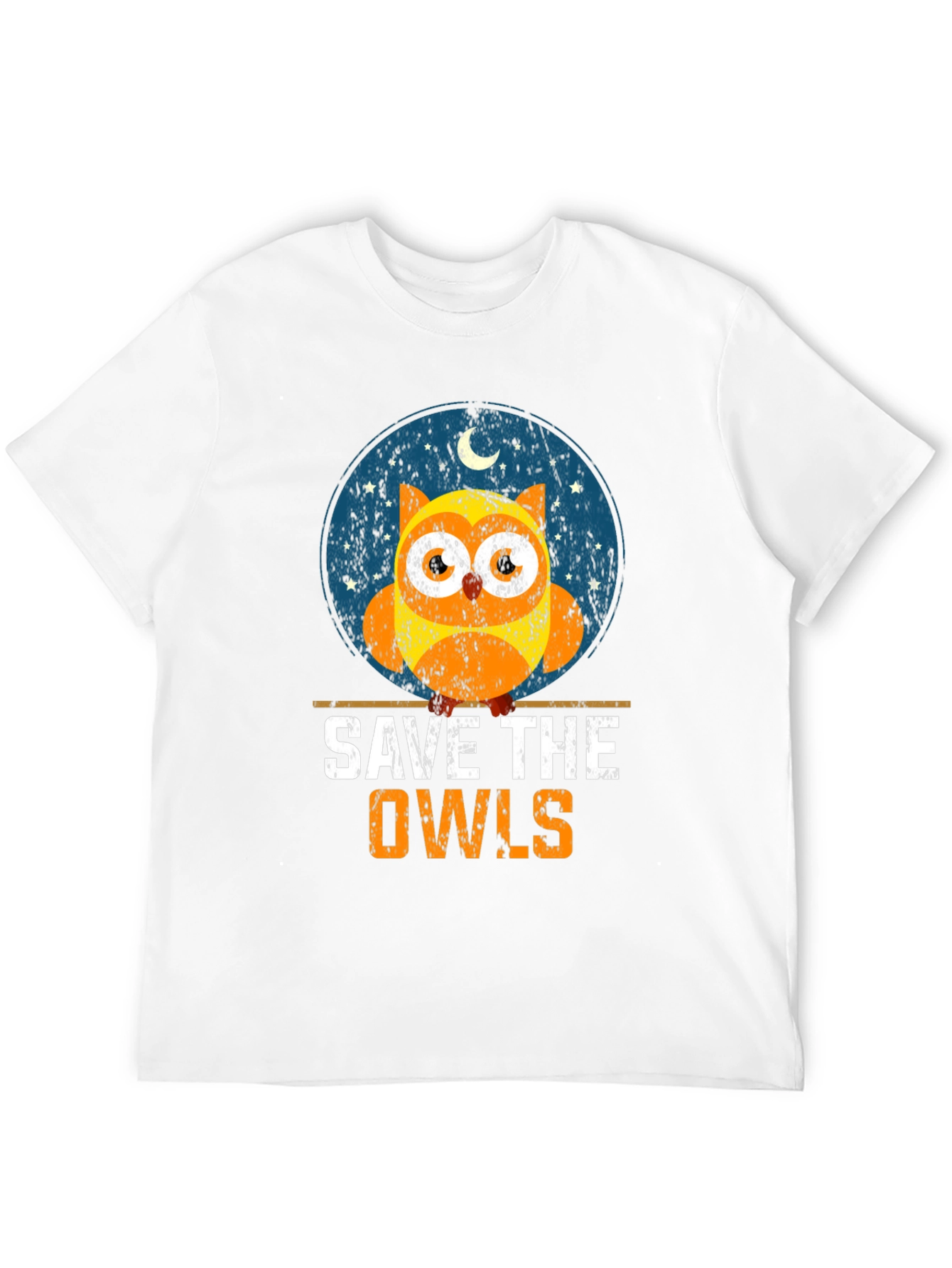Black Save the Owls T-Shirt: Cute Owl Graphic Tee view 12