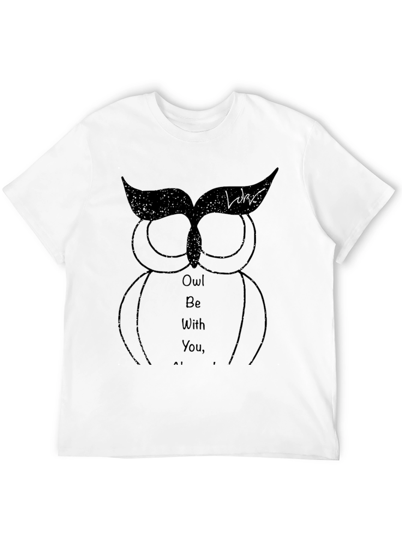 Black Owl Be With You T-Shirt - Unique Design view 12