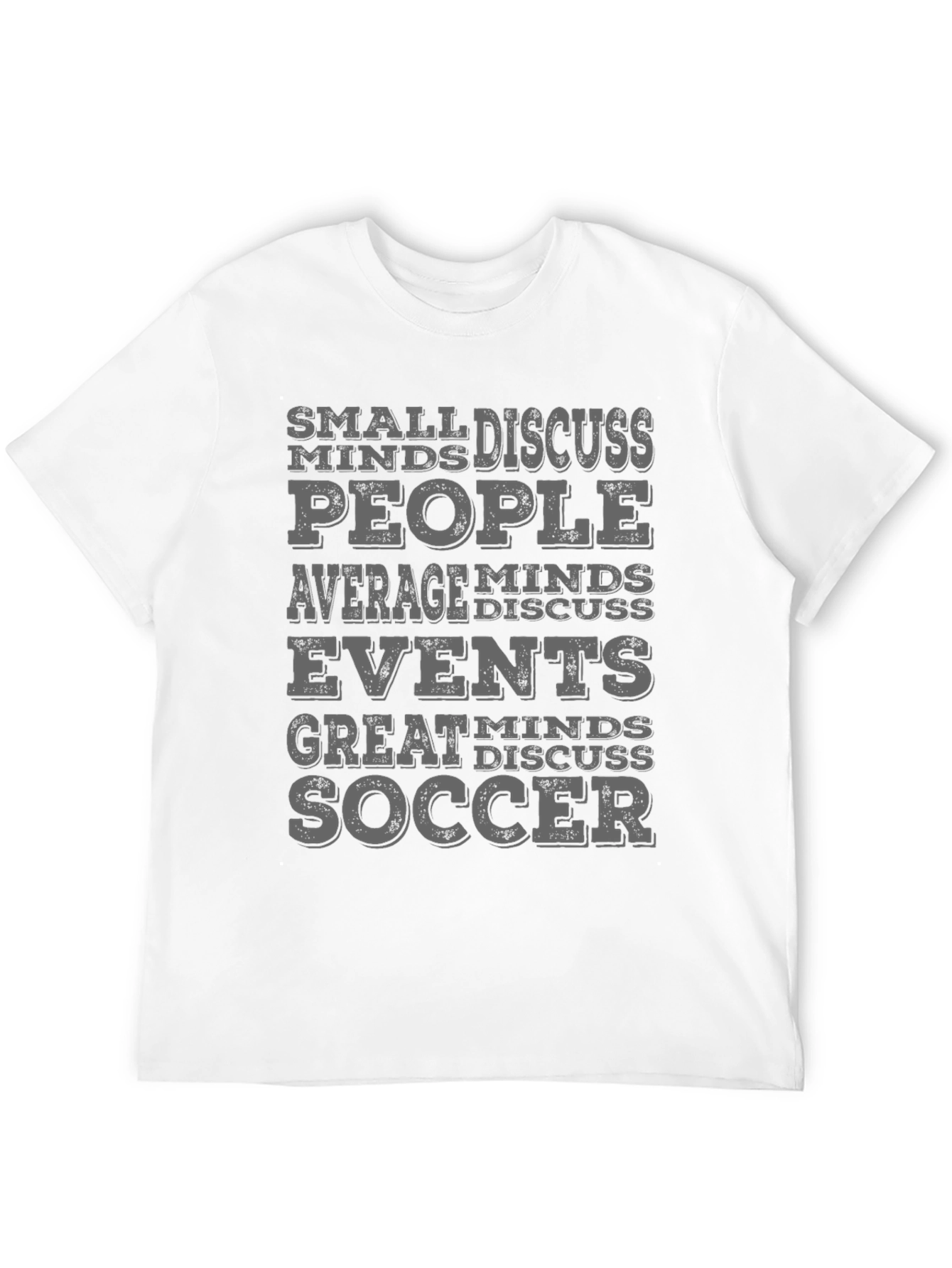 Black Soccer Minds T-Shirt | Discuss Soccer Tee view 12