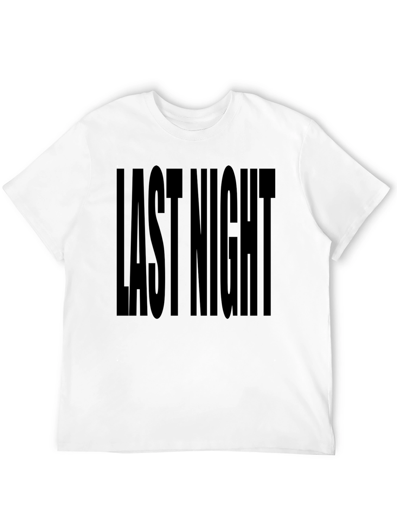 Black Last Night Graphic T-Shirt - Black view 12