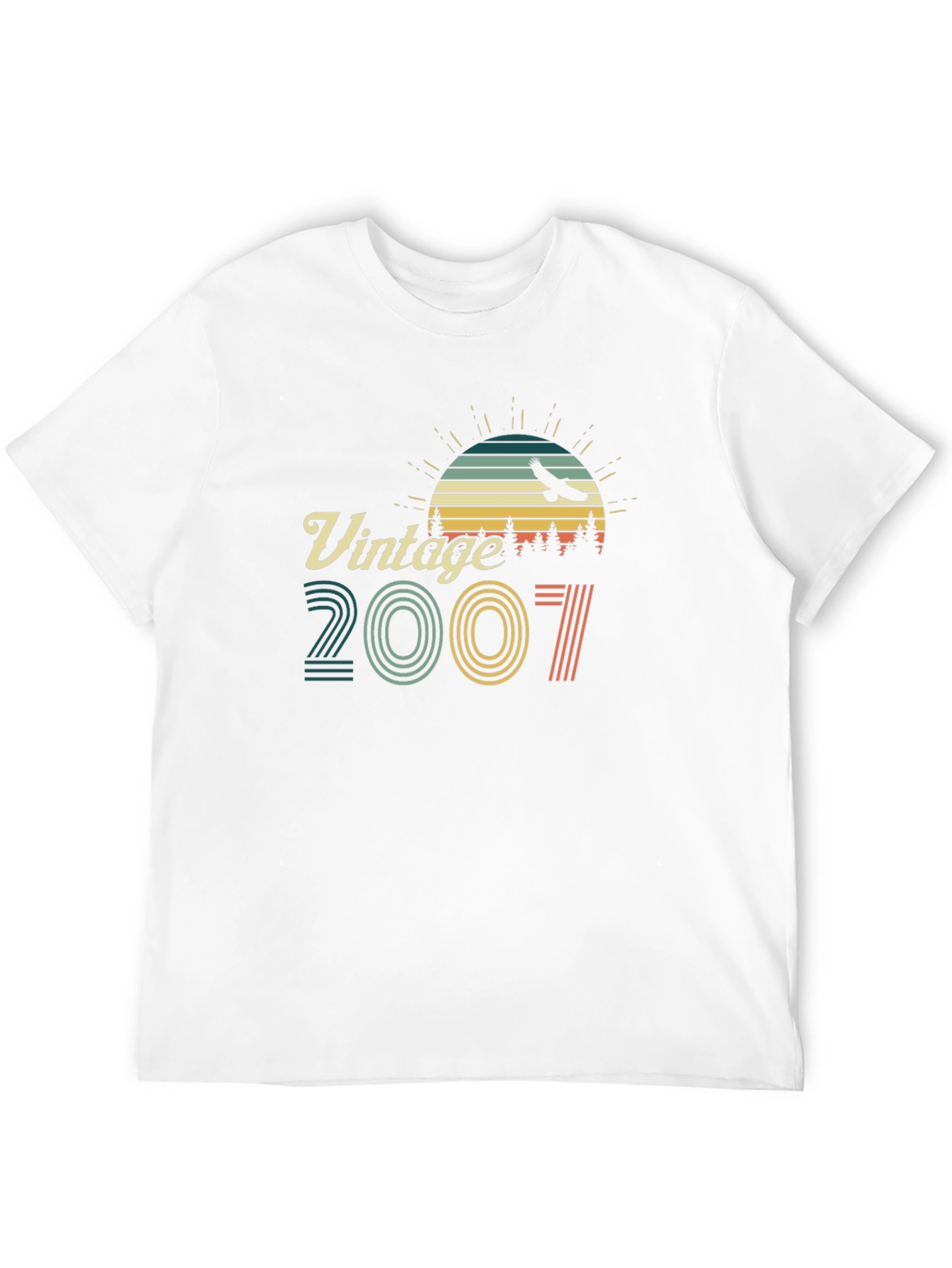 Black Vintage 2007 Graphic T-Shirt Retro Style view 12