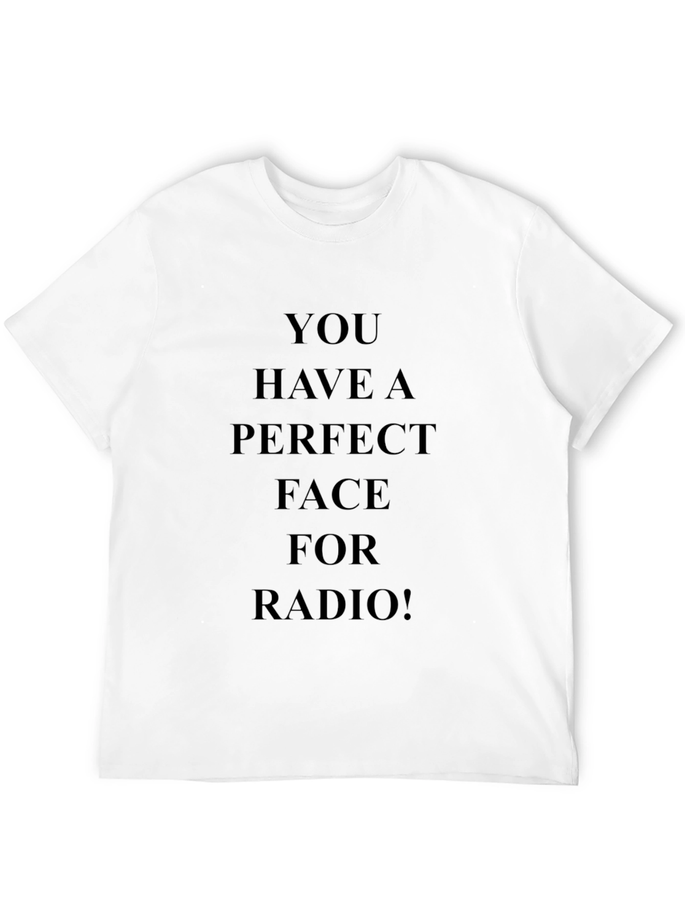 Black Perfect Face for Radio Graphic Tee view 12