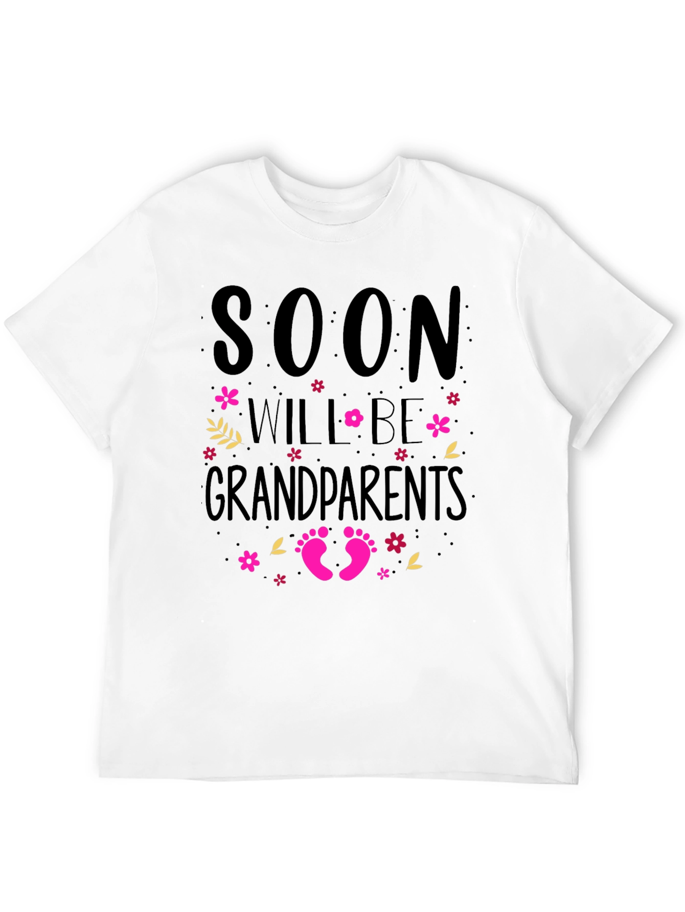Black Soon to be Grandparents T-Shirt view 12