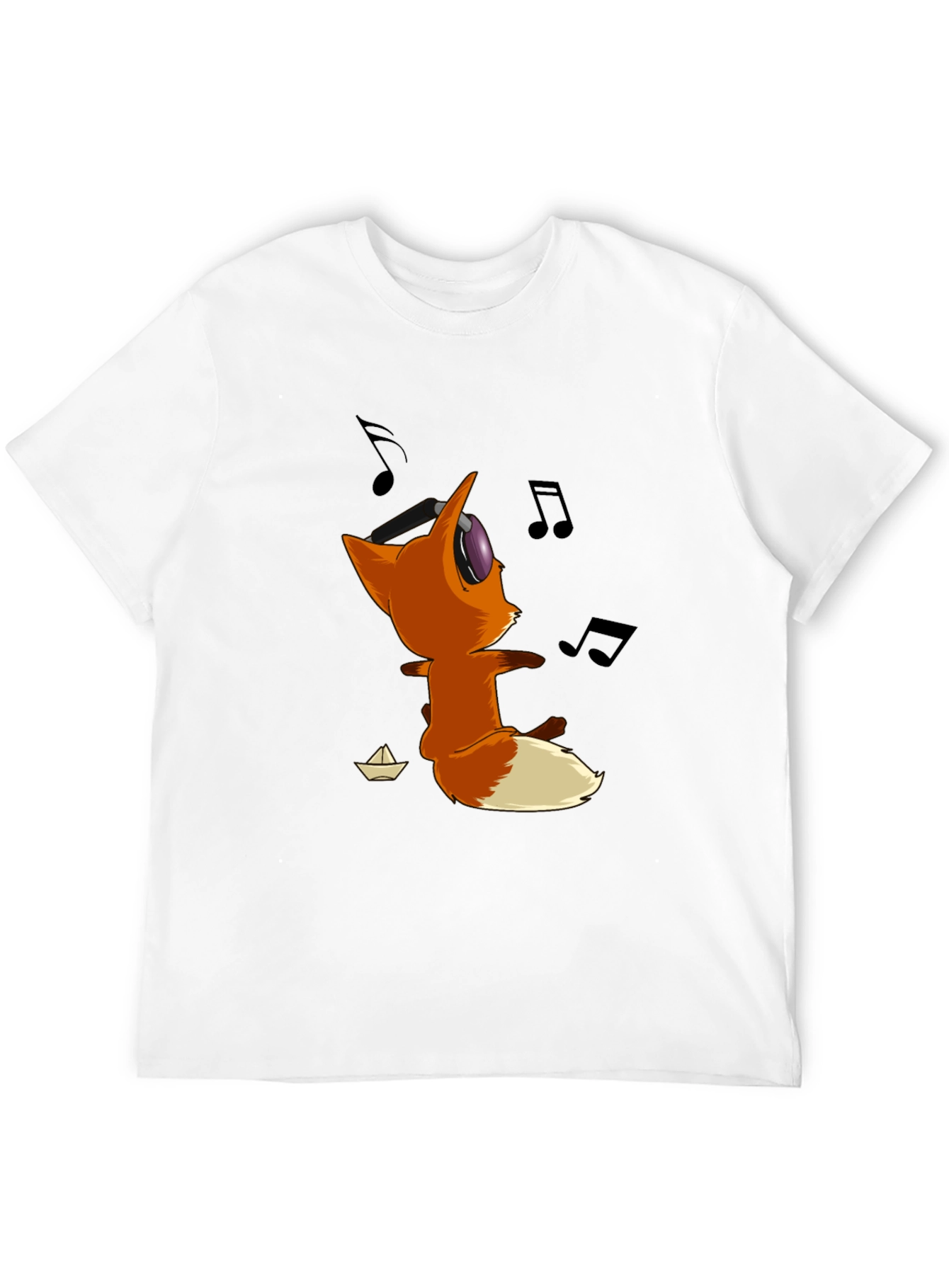 Black Cartoon Fox T-Shirt - Fun & Stylish Tee view 12