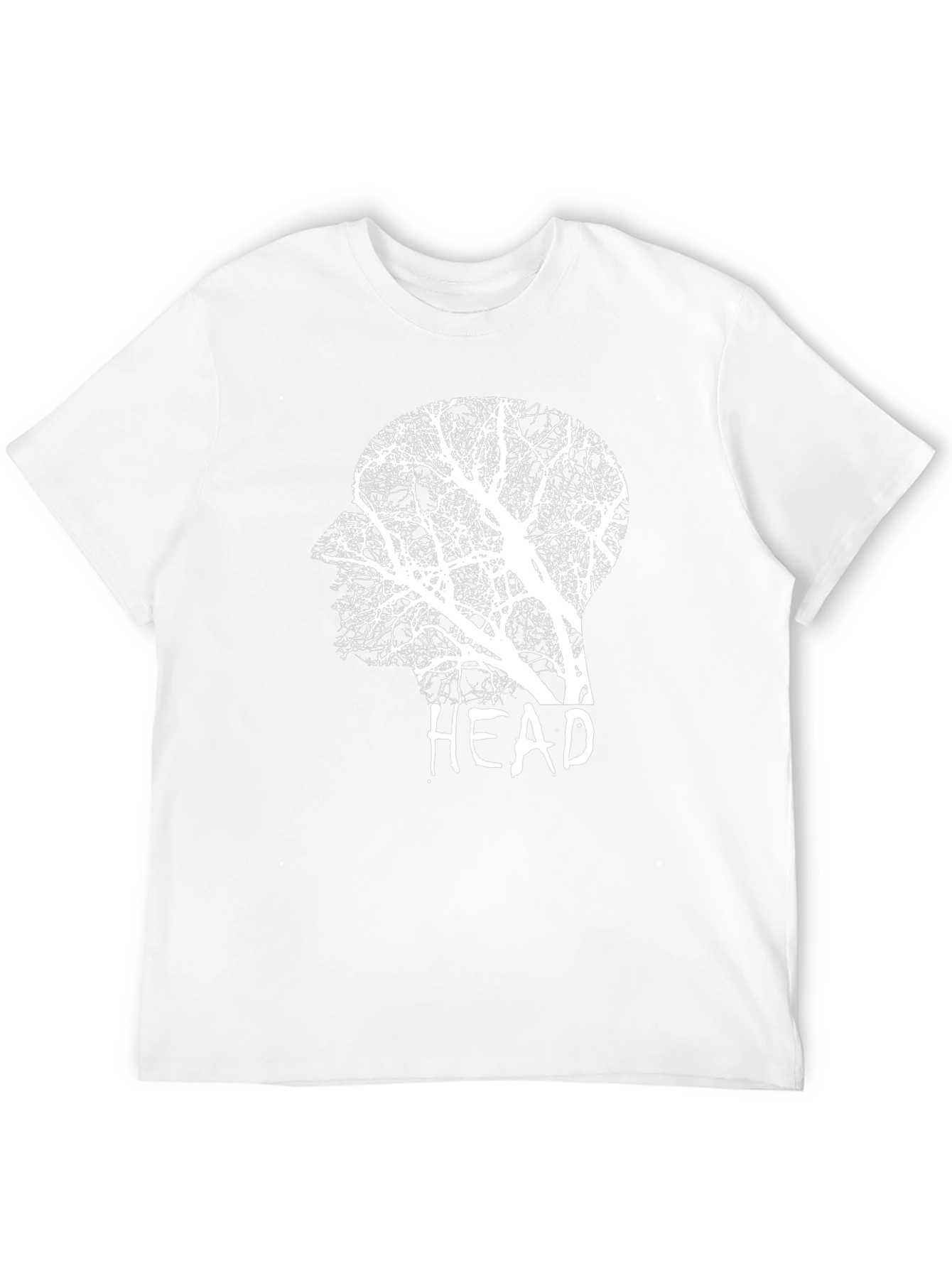 Black Tree Head Graphic Tee - Artistic Menswear view 12