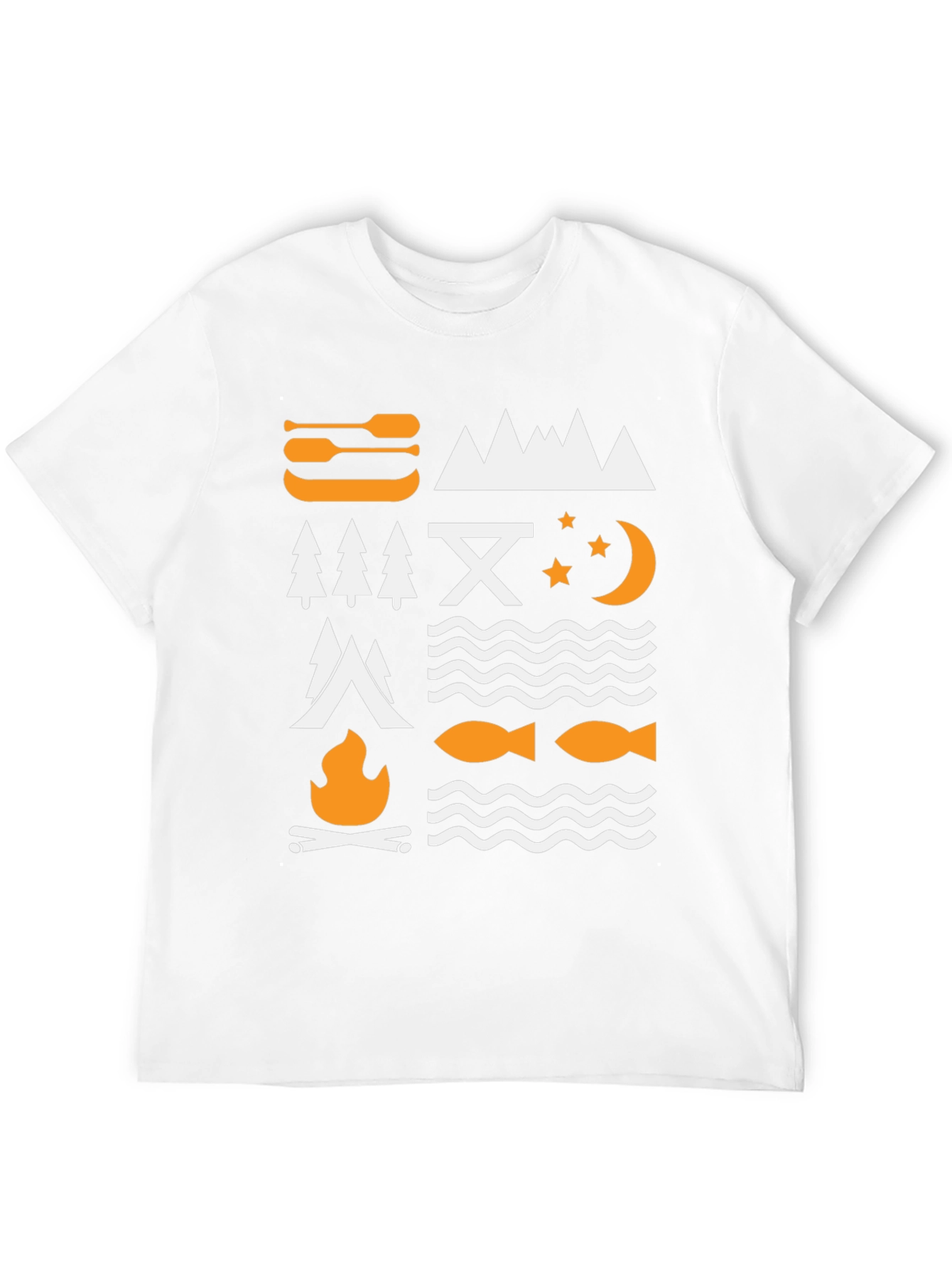 Black Outdoors Adventure Graphic Tee | Camping, Hiking, Fishing Shirt view 12