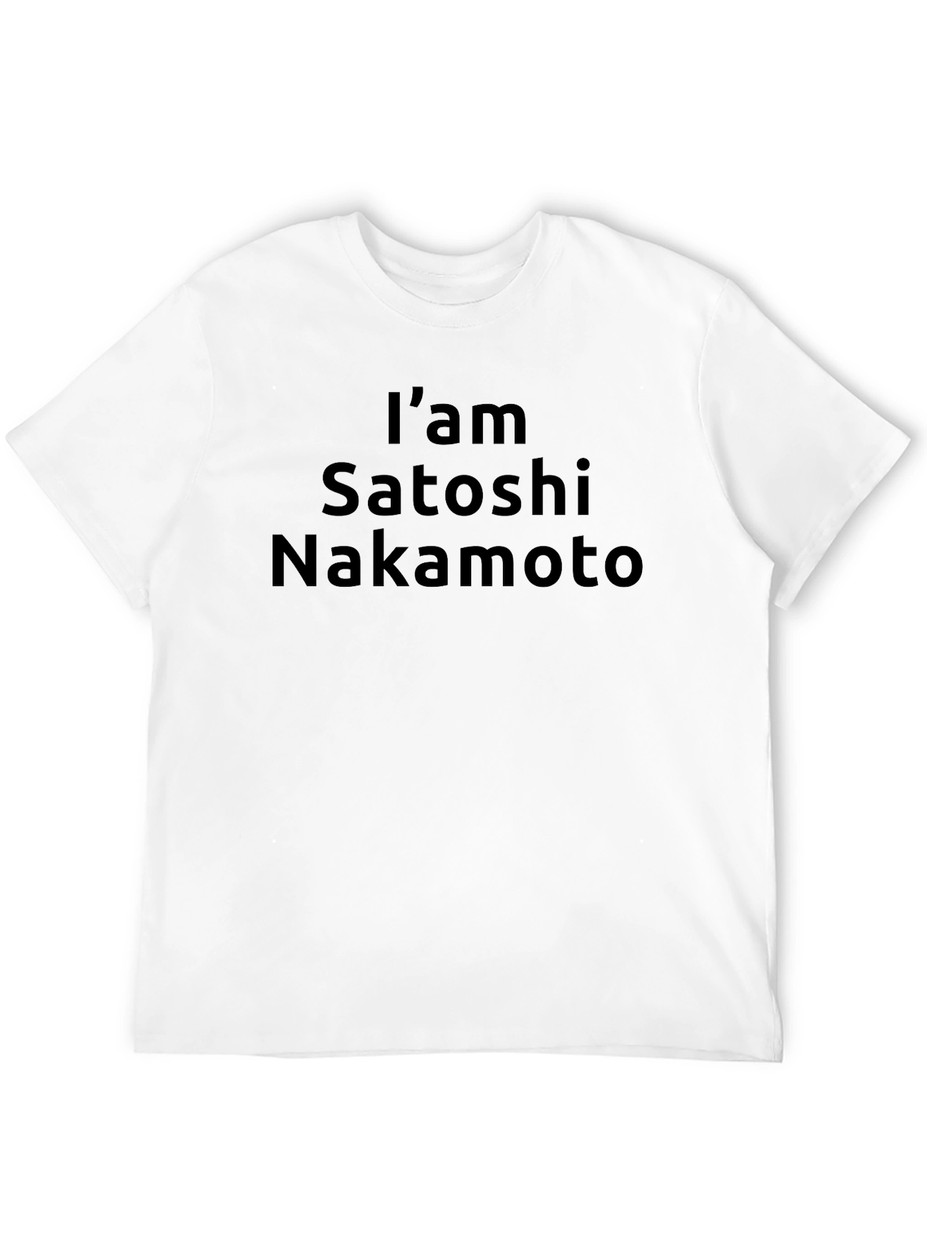 Black I'm Satoshi Nakamoto T-Shirt - Crypto Tee view 12