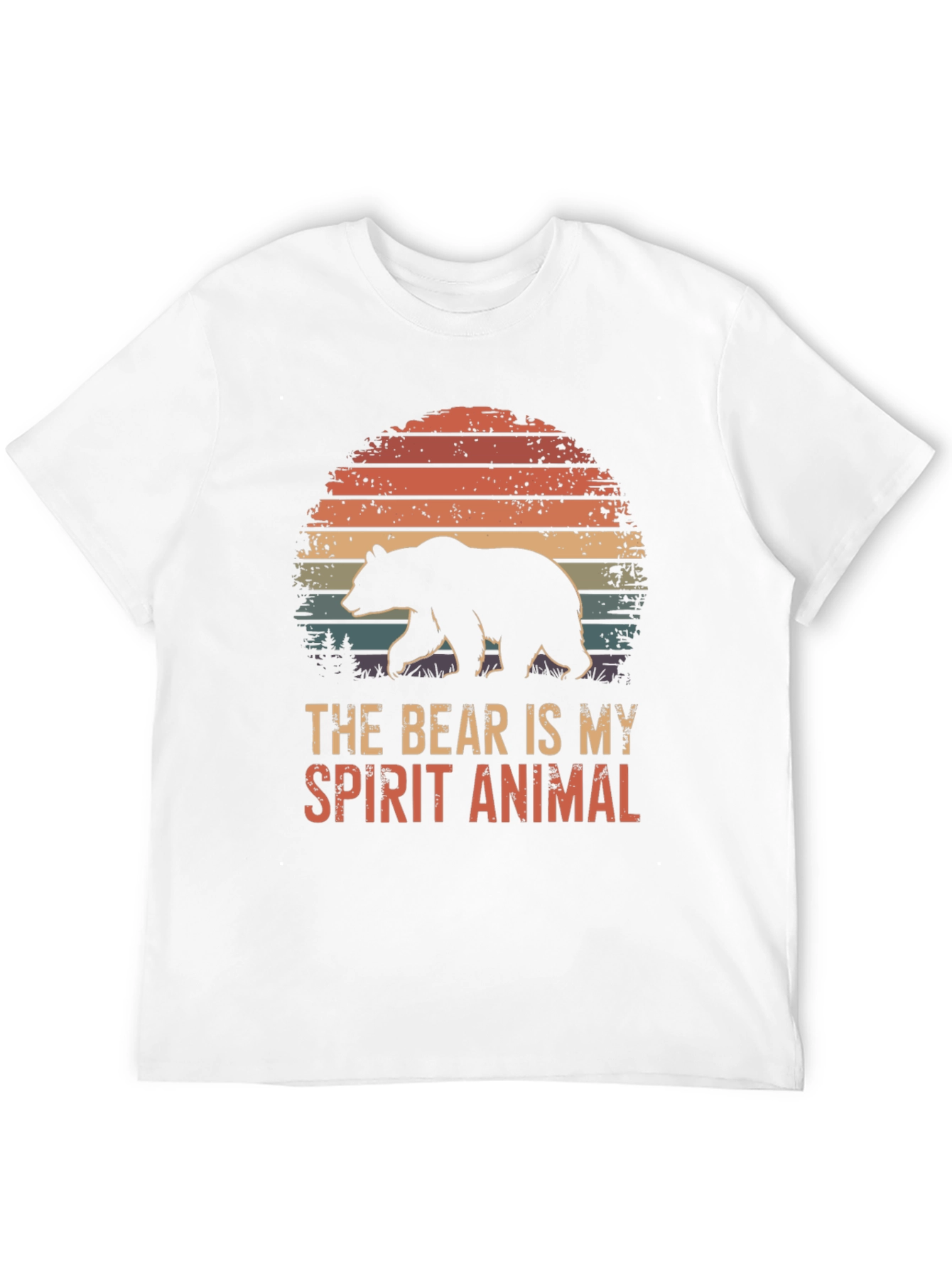 Black Bear Spirit Animal T-Shirt - Nature Inspired Graphic Tee view 12