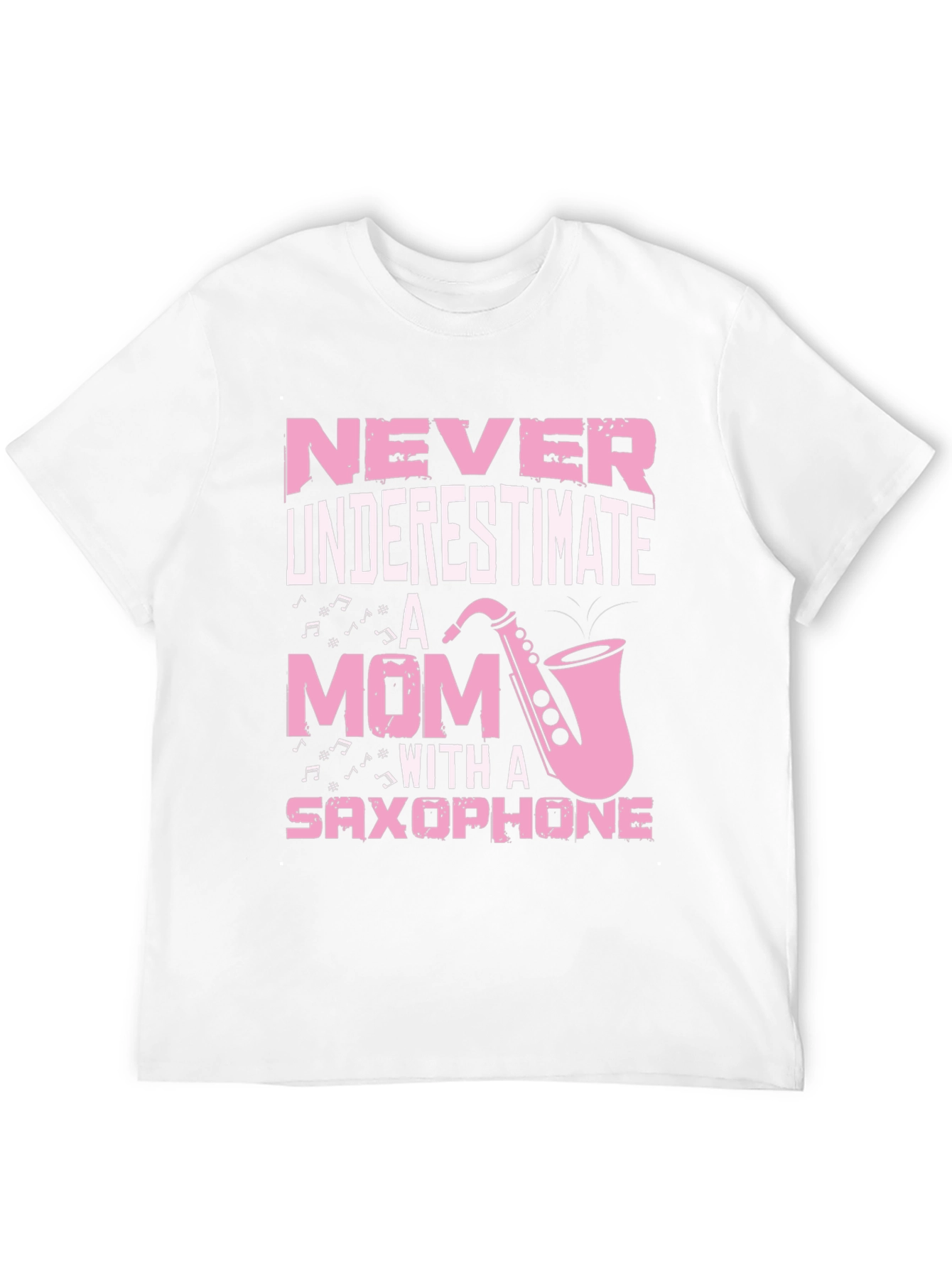 Black Never Underestimate a Mom Saxophone T-Shirt view 12