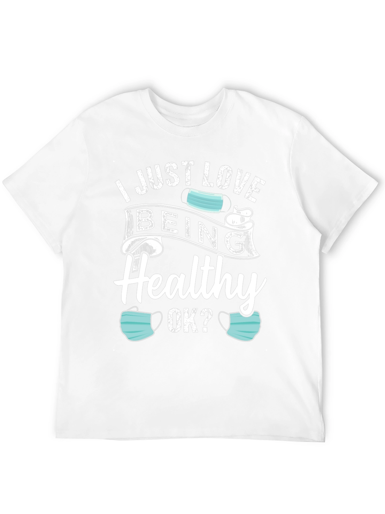 Black I Just Love Being Healthy T-Shirt view 12