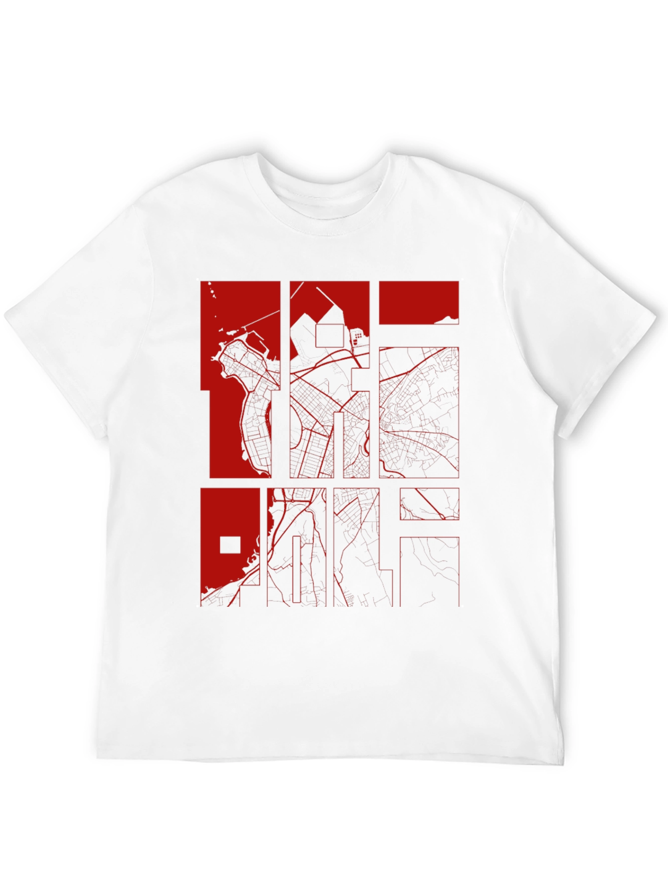 Black Abstract Graphic Print Black T-Shirt view 12