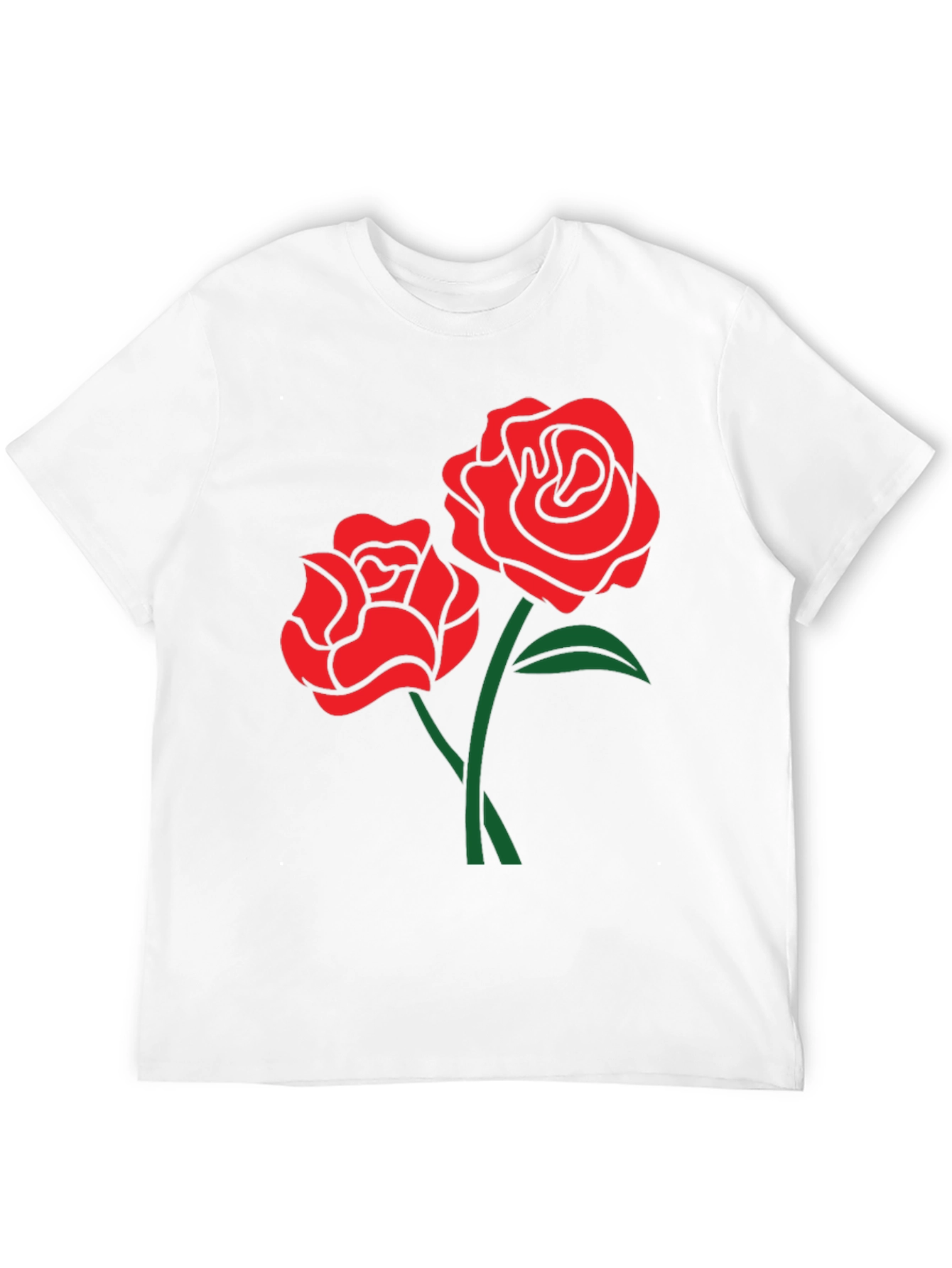 Black Rose Graphic Tee - Black Casual Shirt view 12