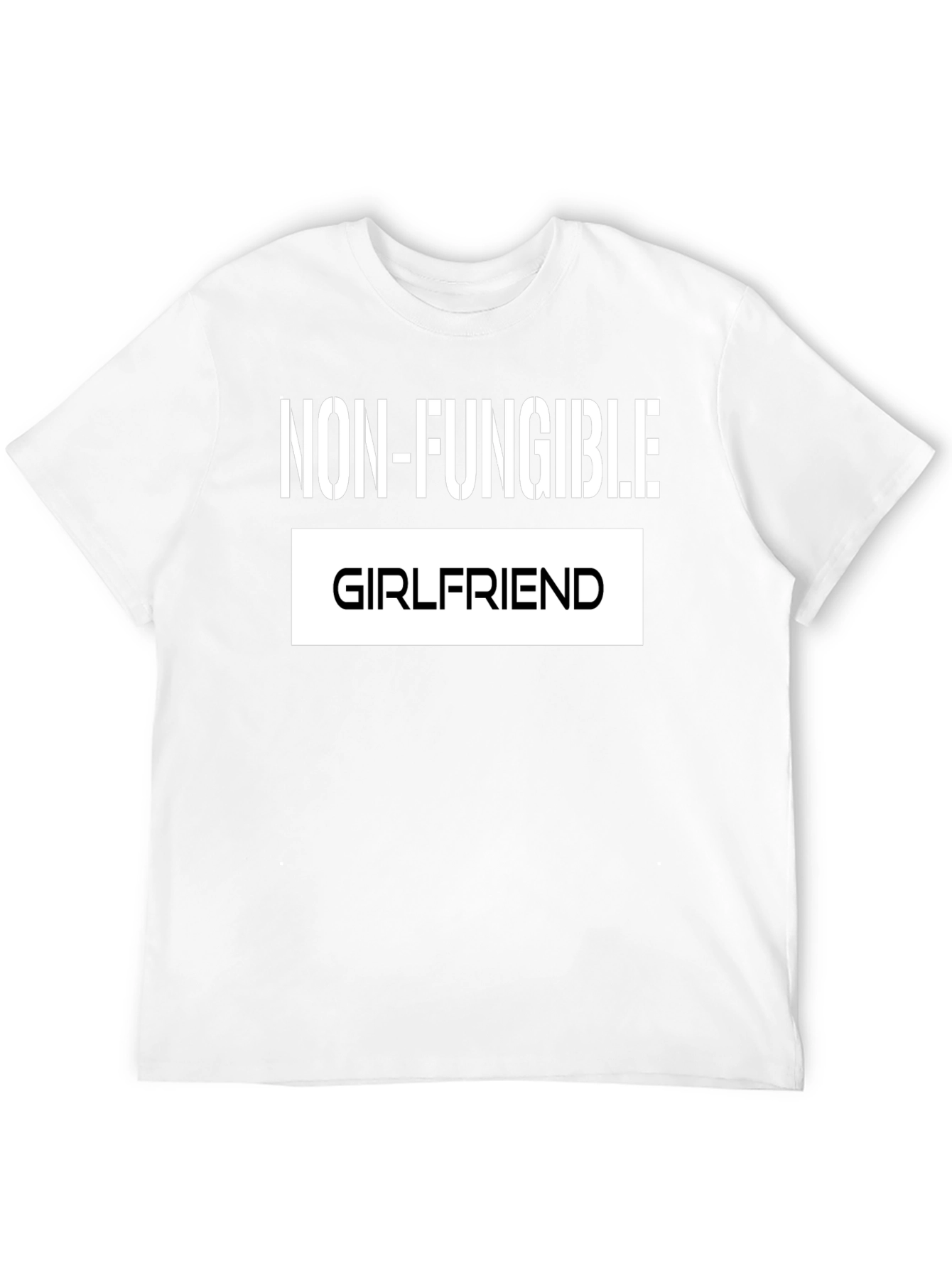 Black Non-Fungible Girlfriend Funny Graphic Tee view 12