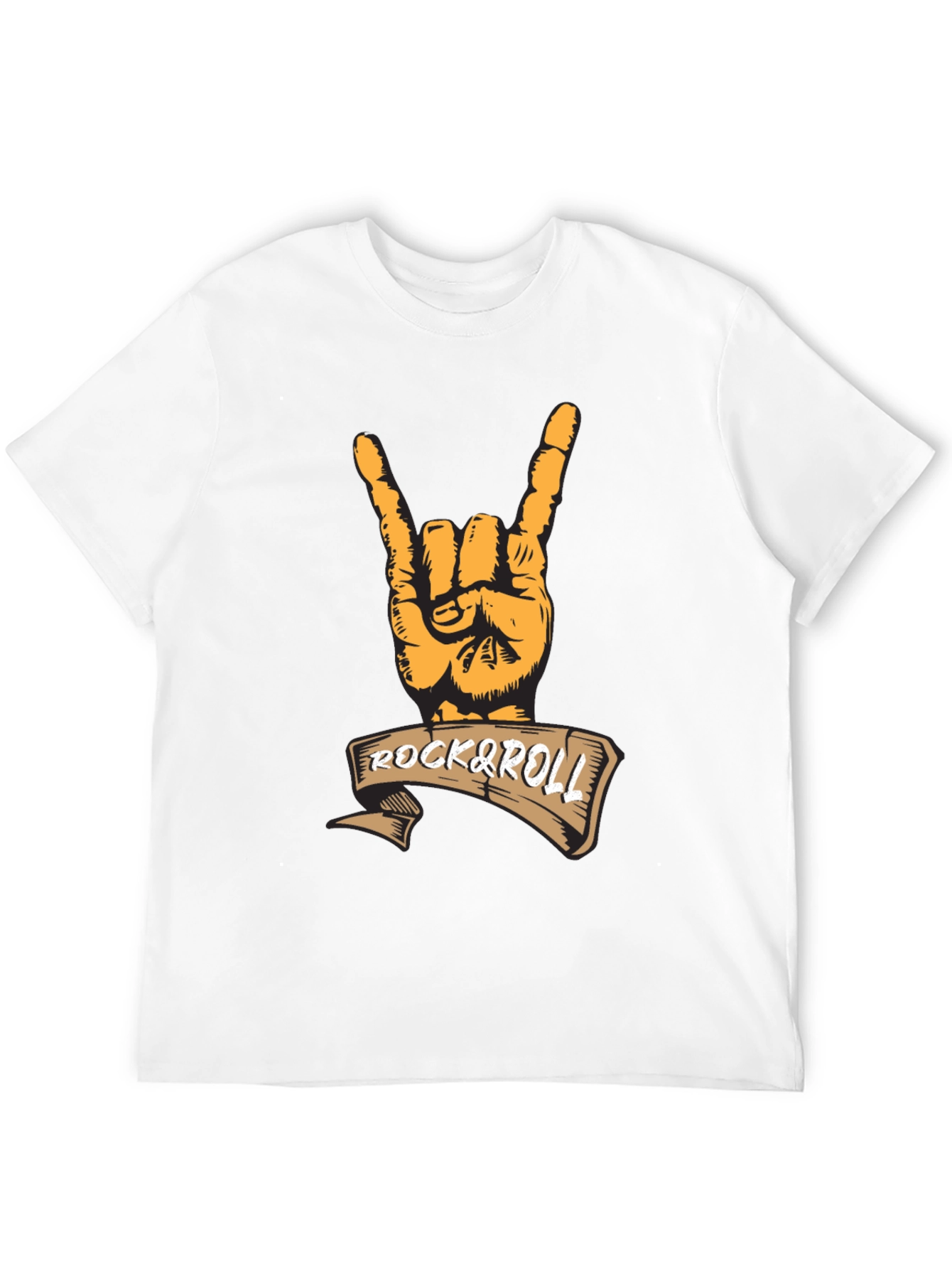 Black Rock & Roll Graphic T-Shirt - Black view 12