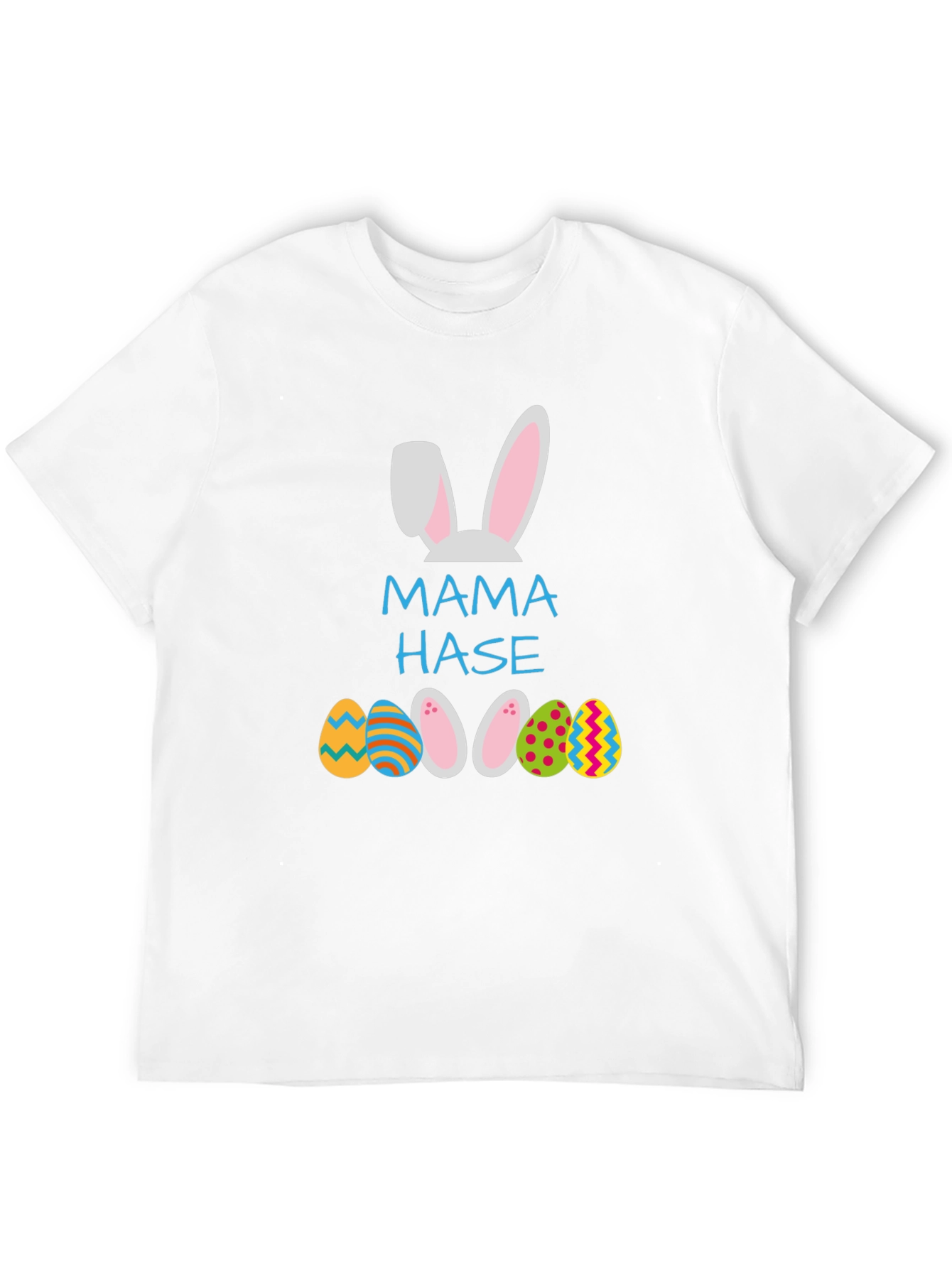 Black Mama Hase Easter Bunny Egg T-Shirt view 12