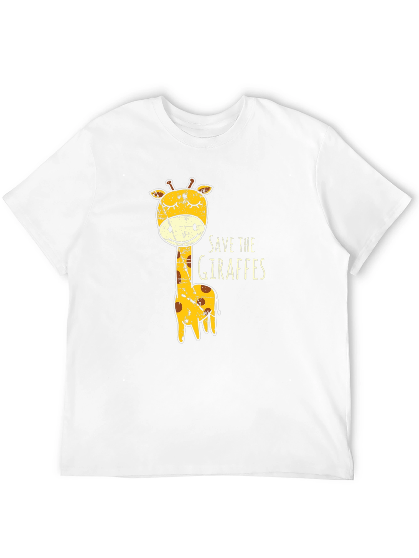 Black Save The Giraffes Graphic Tee - Black view 12