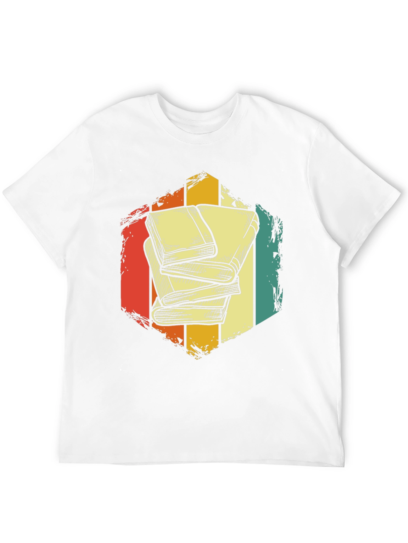 Black Vintage Books T-Shirt - Reader Apparel view 12