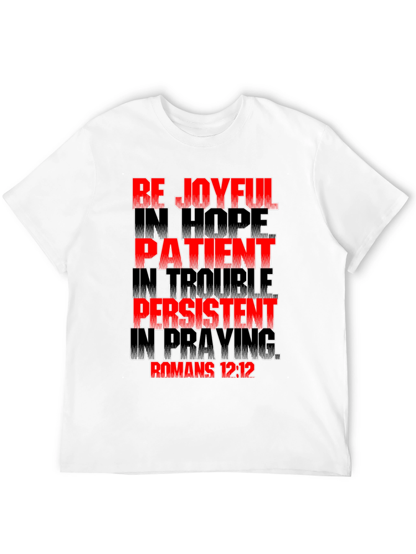 Black Be Joyful in Hope Graphic T-Shirt view 12