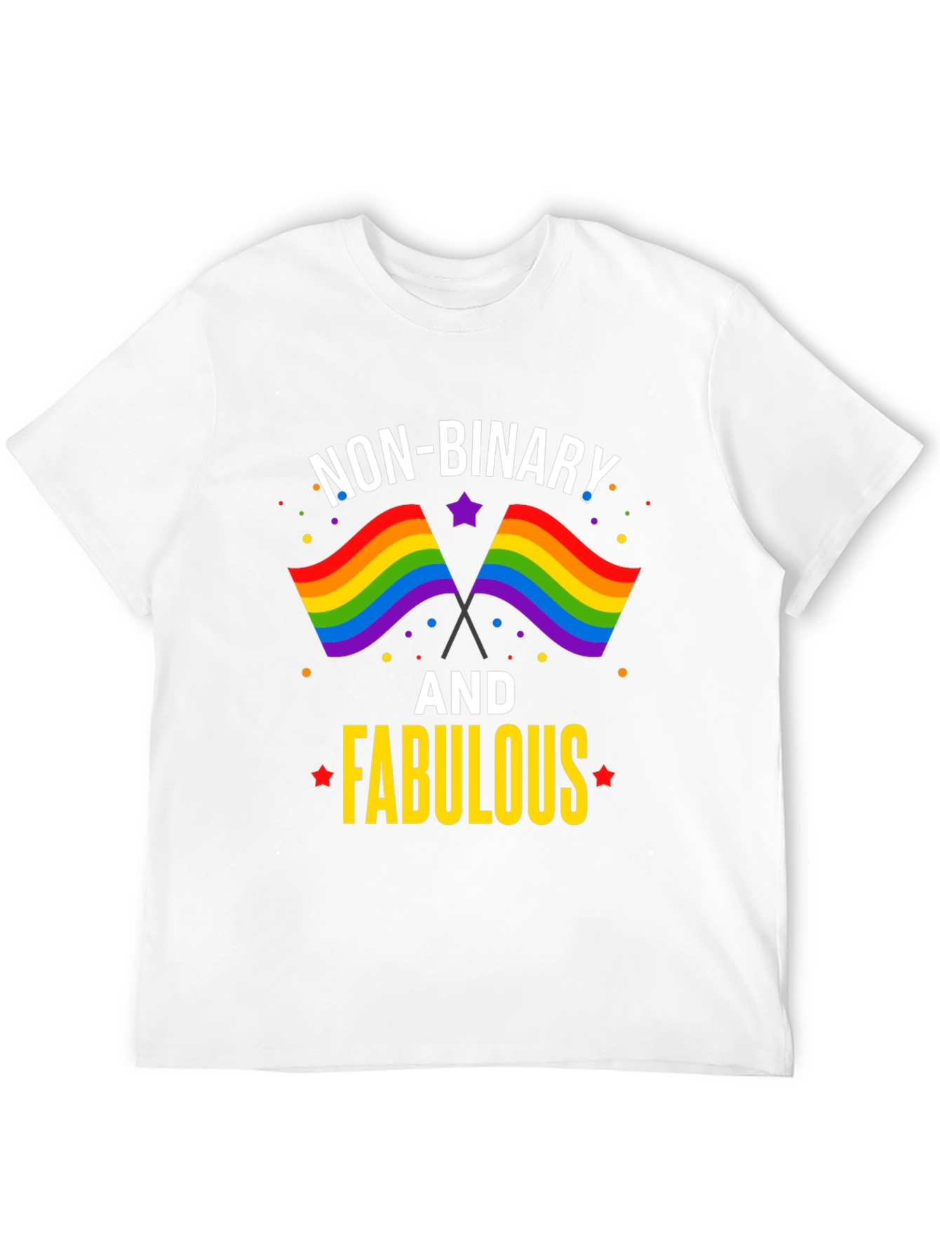 Non-Binary and Fabulous Pride T-Shirt - 12