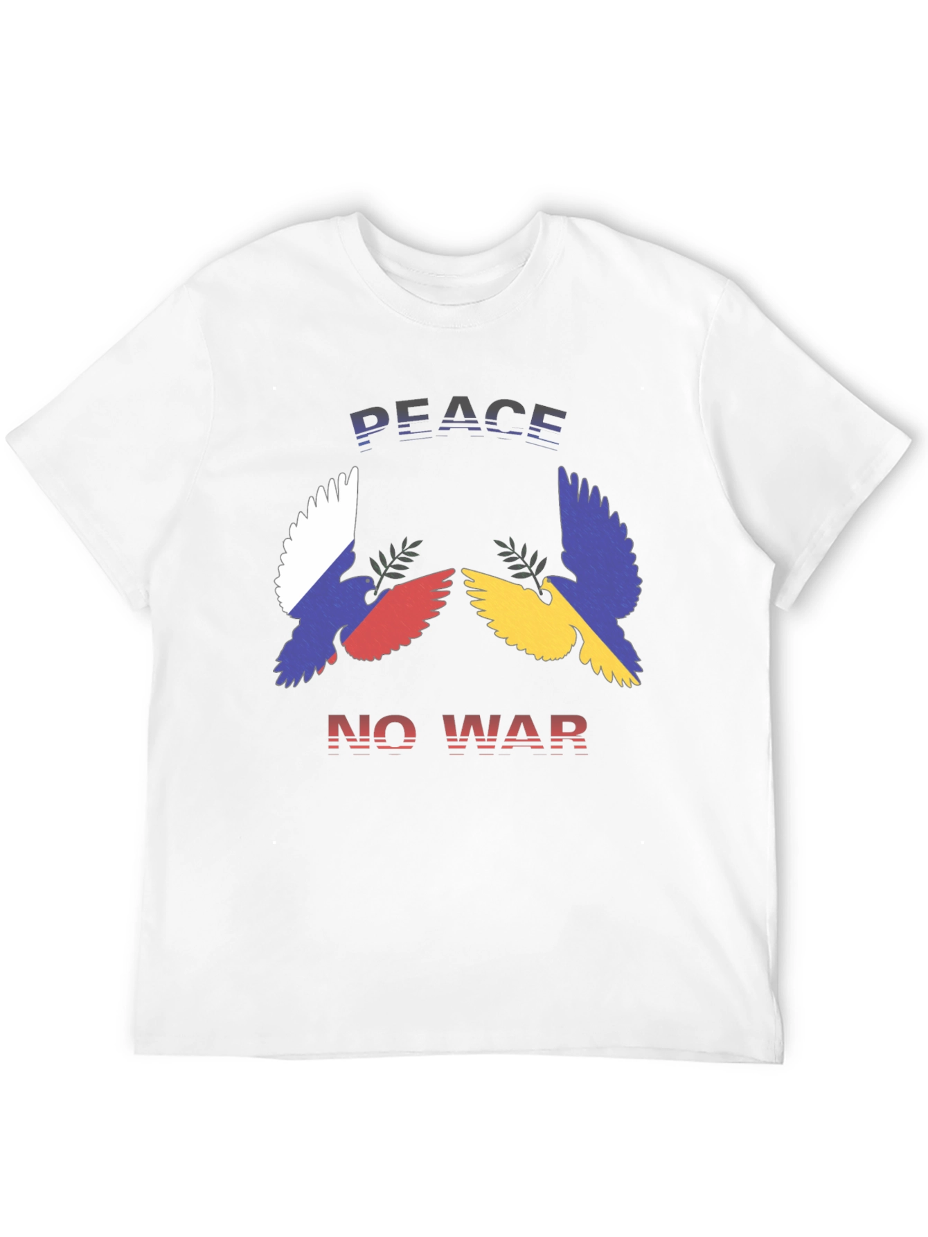 Black Peace No War Graphic T-Shirt view 12
