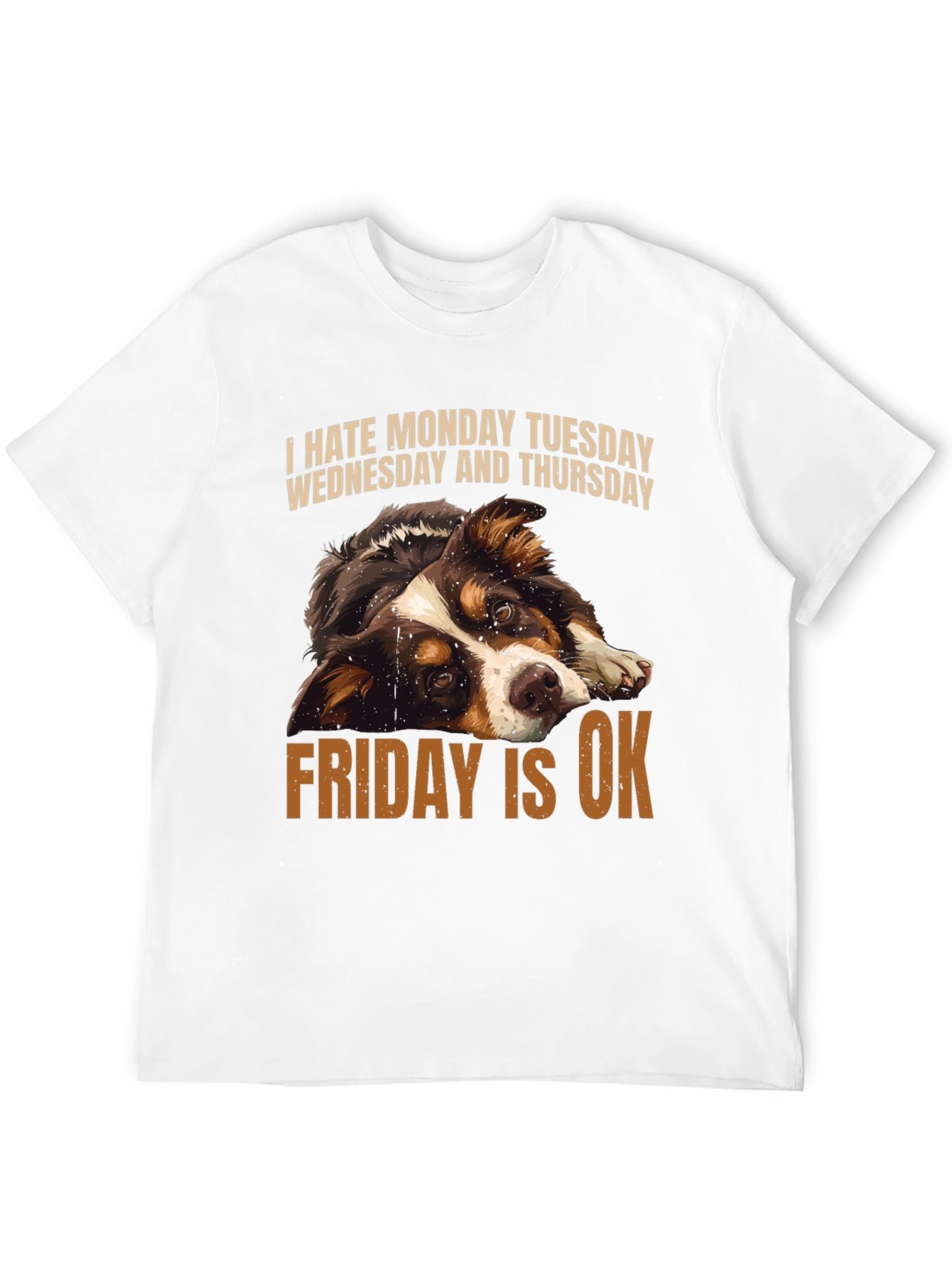 Funny Dog Days of the Week T-Shirt - 12