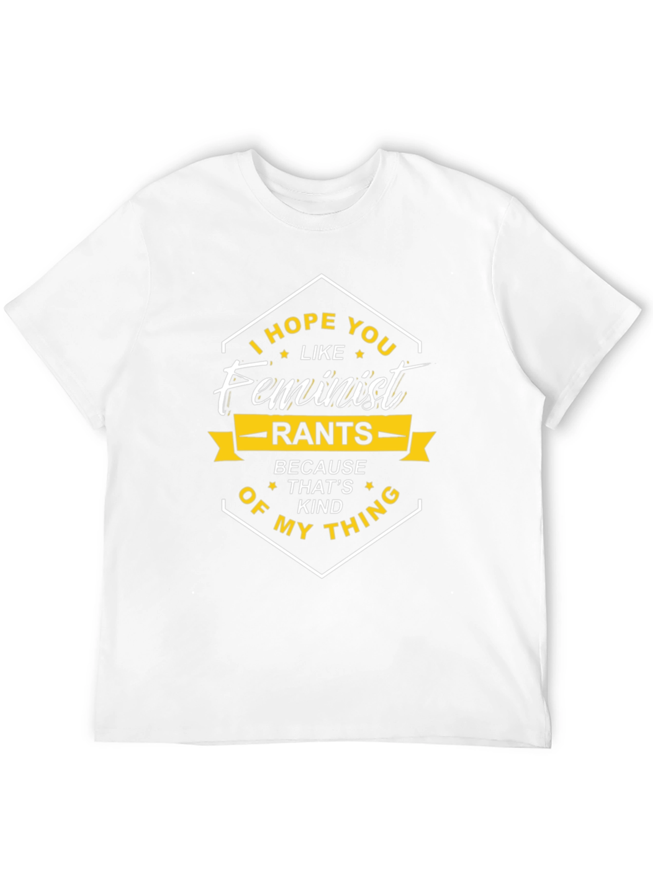 Black Feminist Rants T-Shirt - Humorous Statement Tee view 12