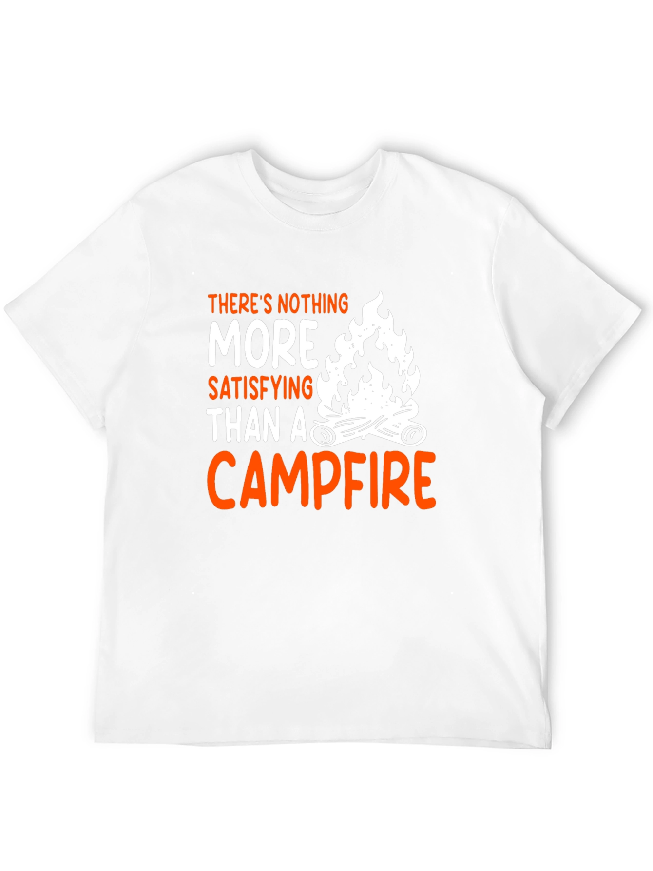 Black Campfire T-Shirt - Satisfying Camping Tee view 12