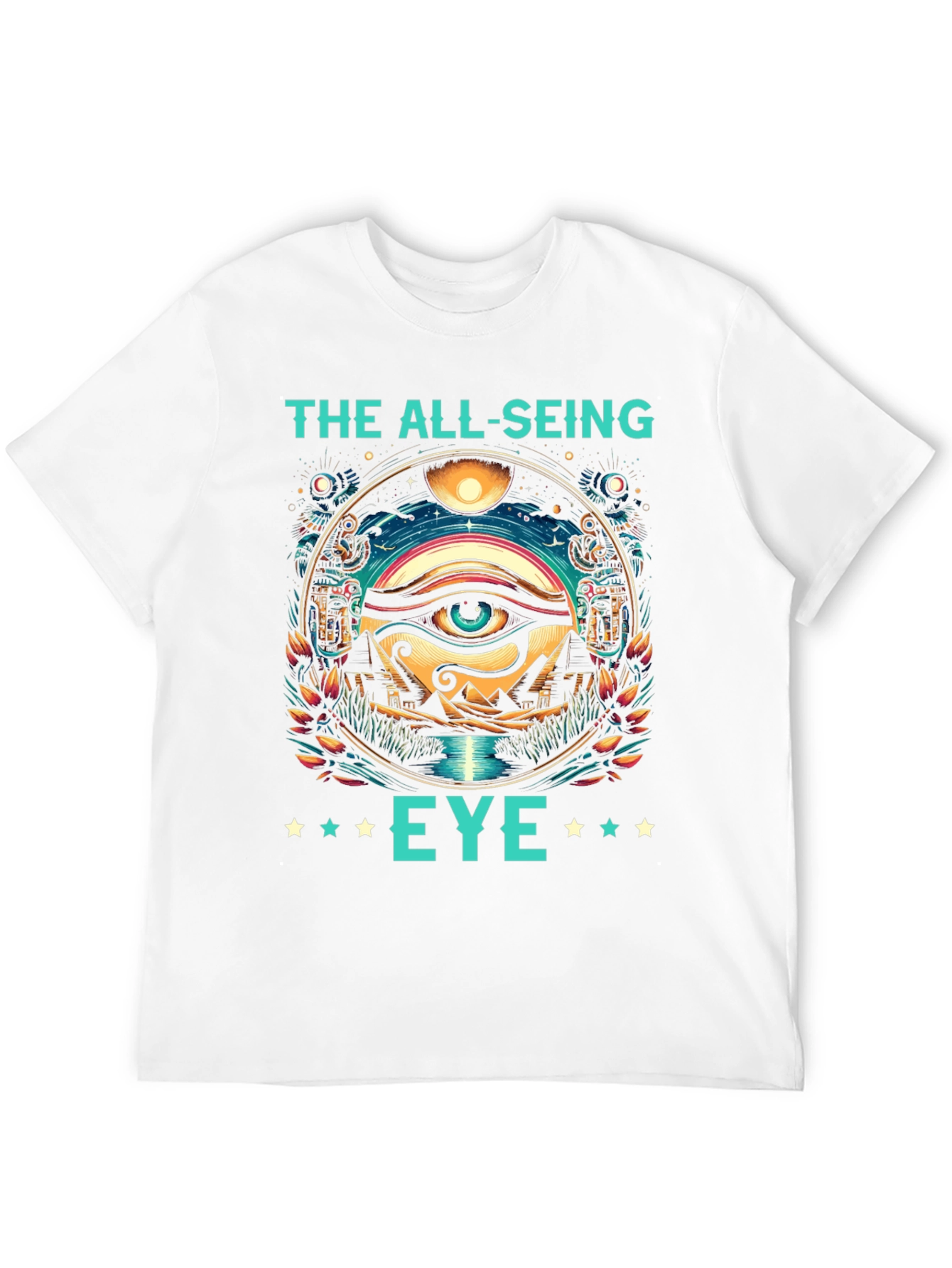 Black The All-Seeing Eye Graphic Tee view 12