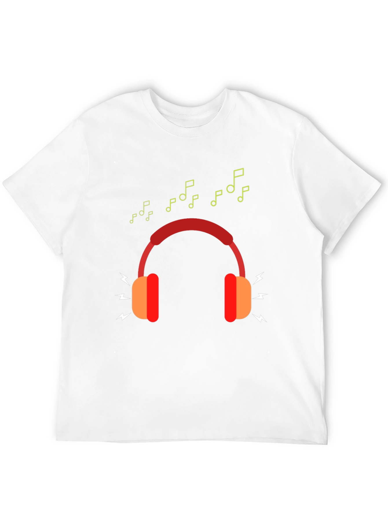 Black Stylish Music Lover's Graphic T-Shirt view 12