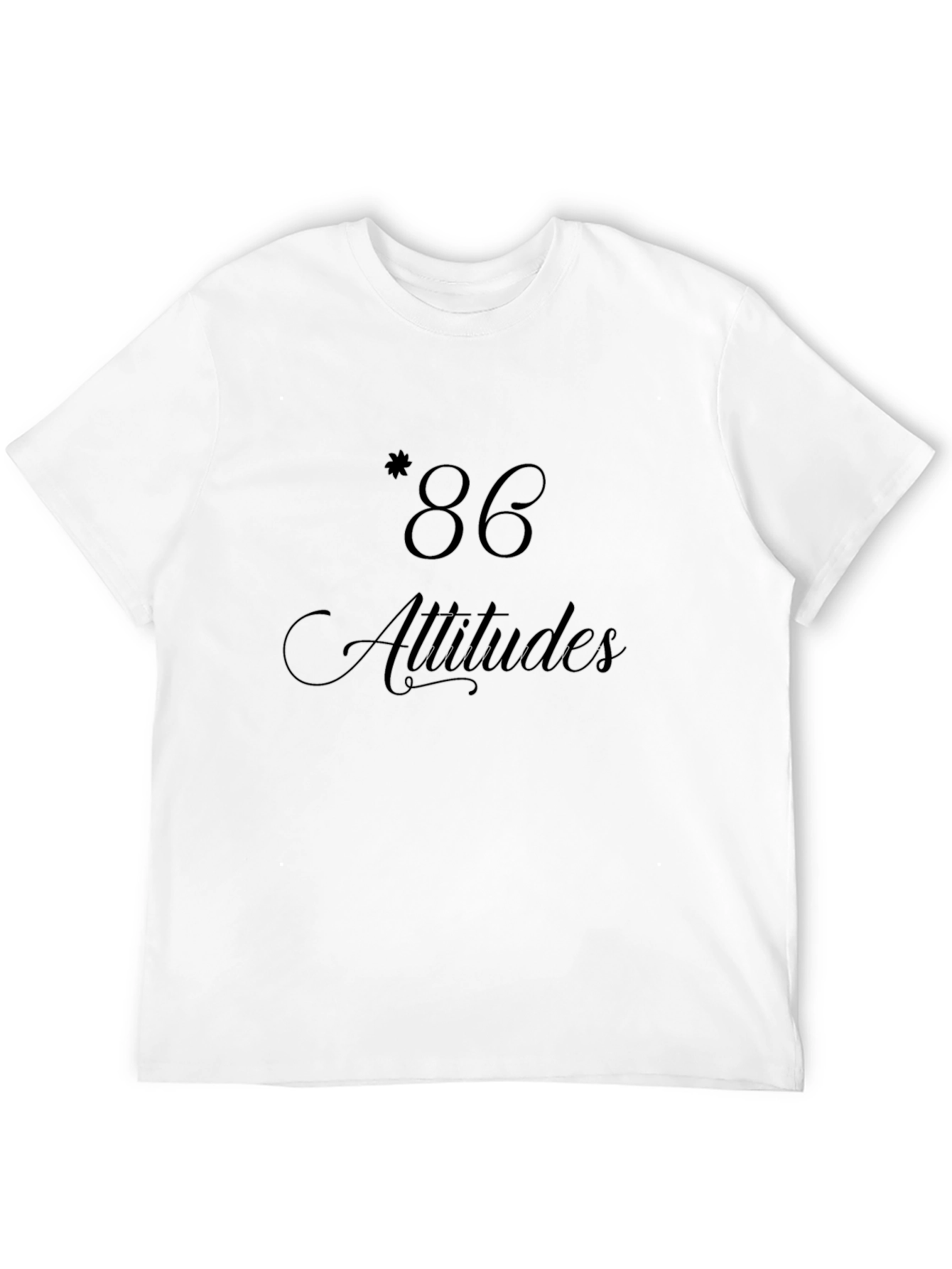 Black 86' Attitudes Tee - Soft Comfort Fit view 12