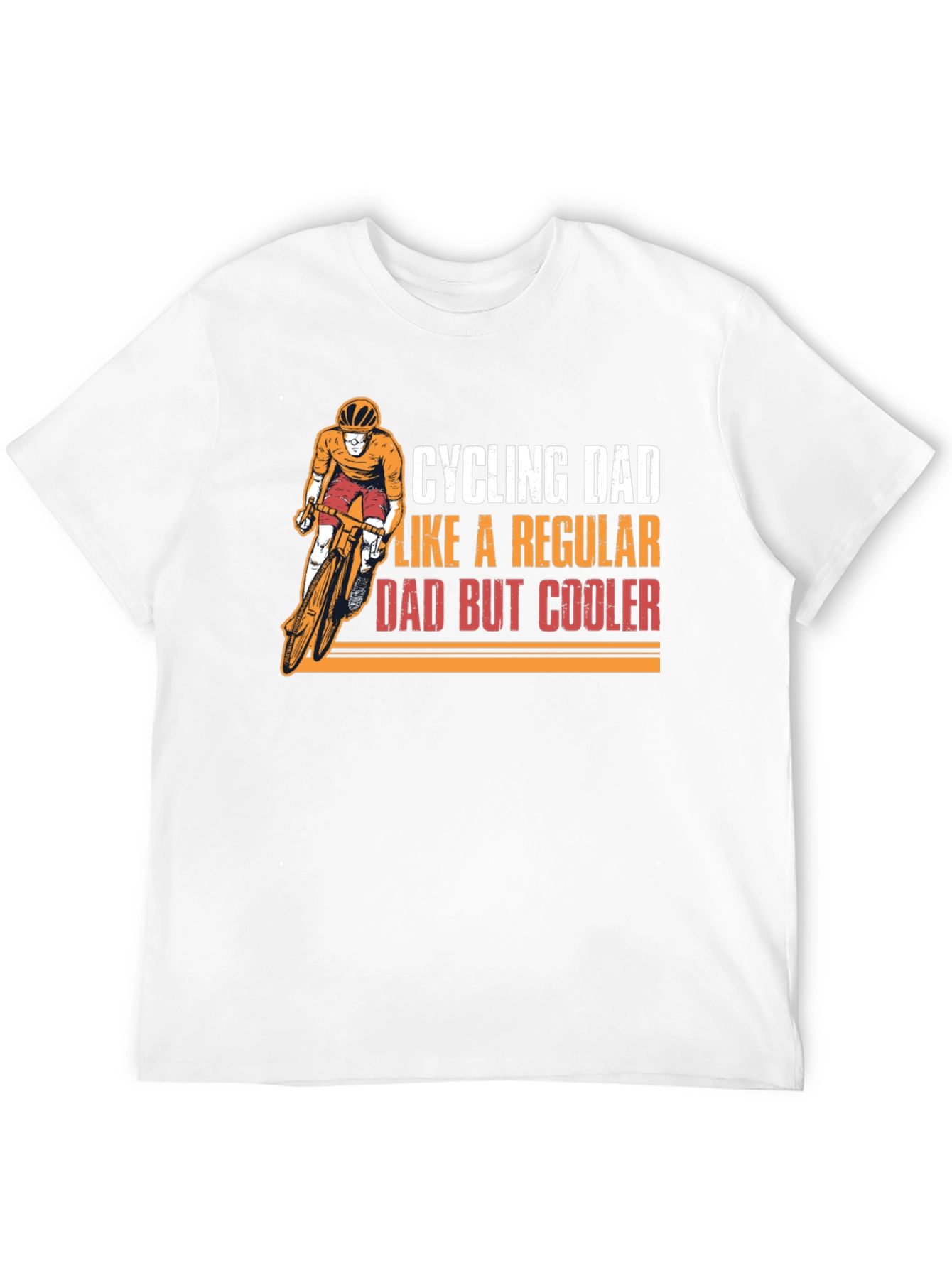 Black Cycling Dad T-Shirt - Cool Dad Edition view 12