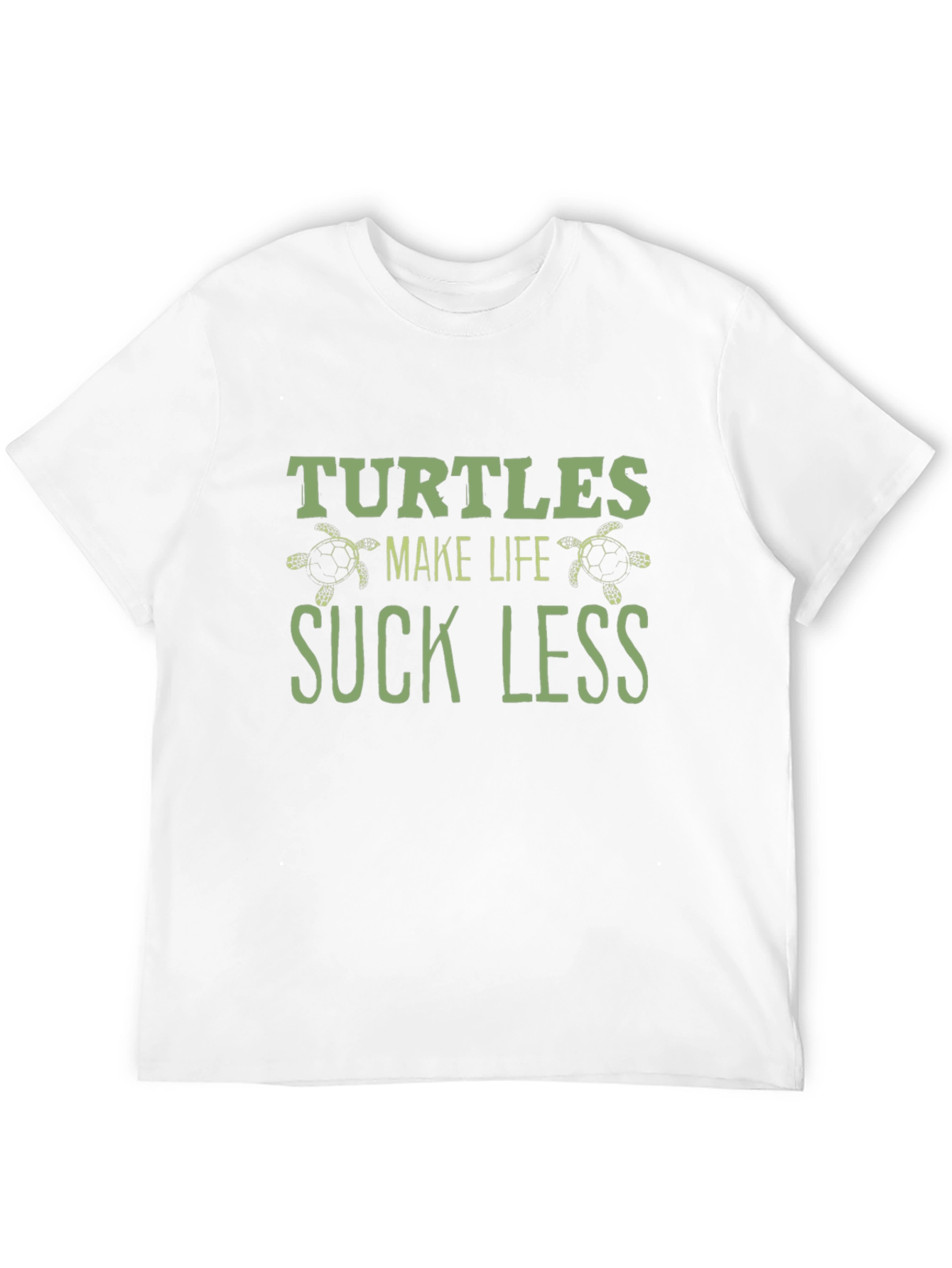 Black Turtles Make Life Suck Less Black T-Shirt view 12