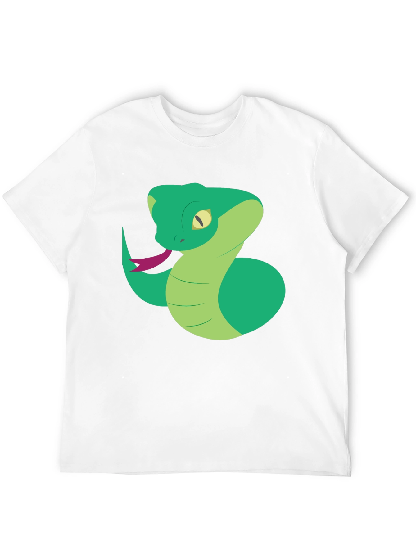 Black Snake Graphic T-Shirt - Black Casual Tee view 12