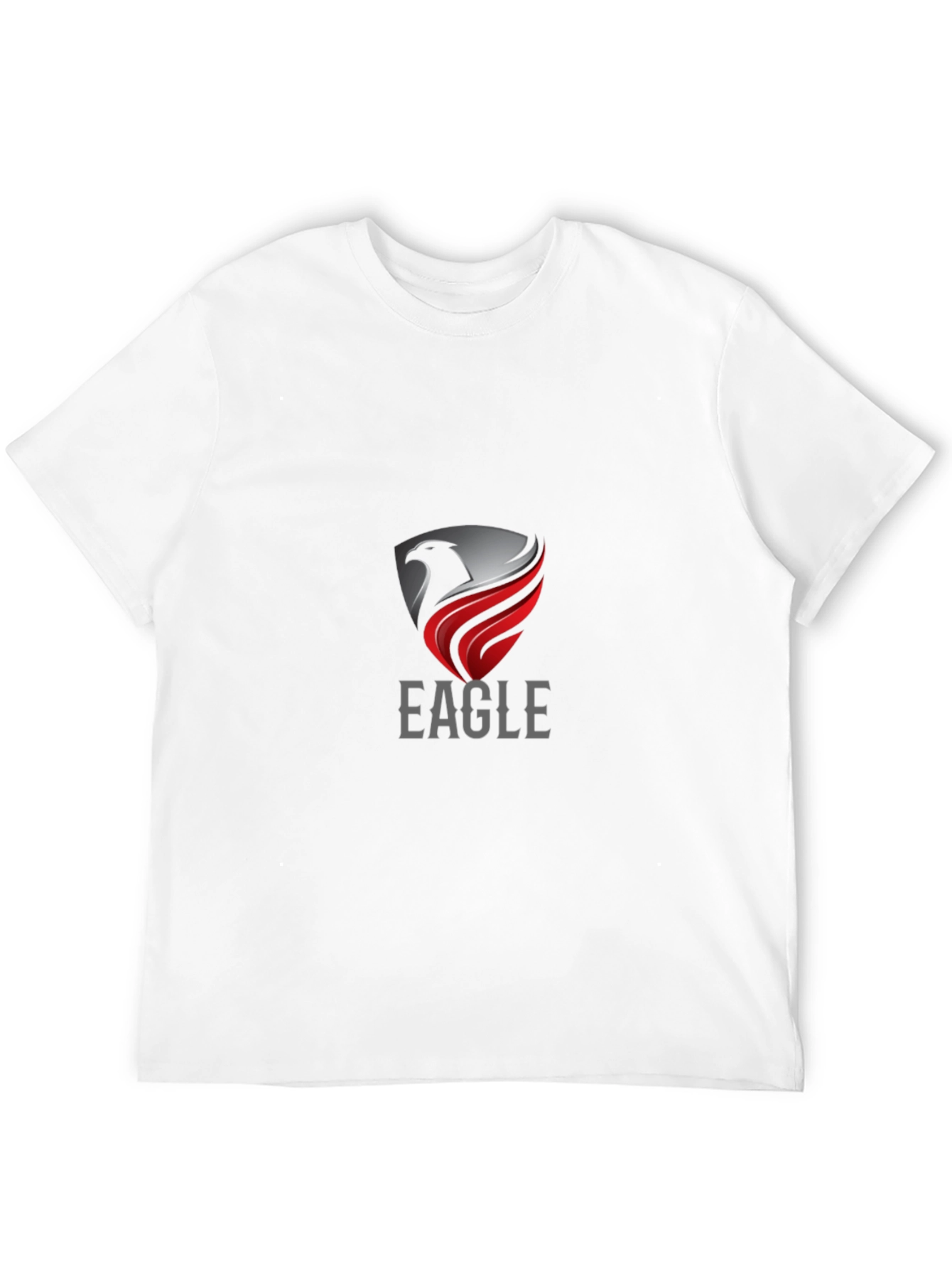 Black Eagle Crest Graphic Tee - Stylish Men's Black T-Shirt view 12