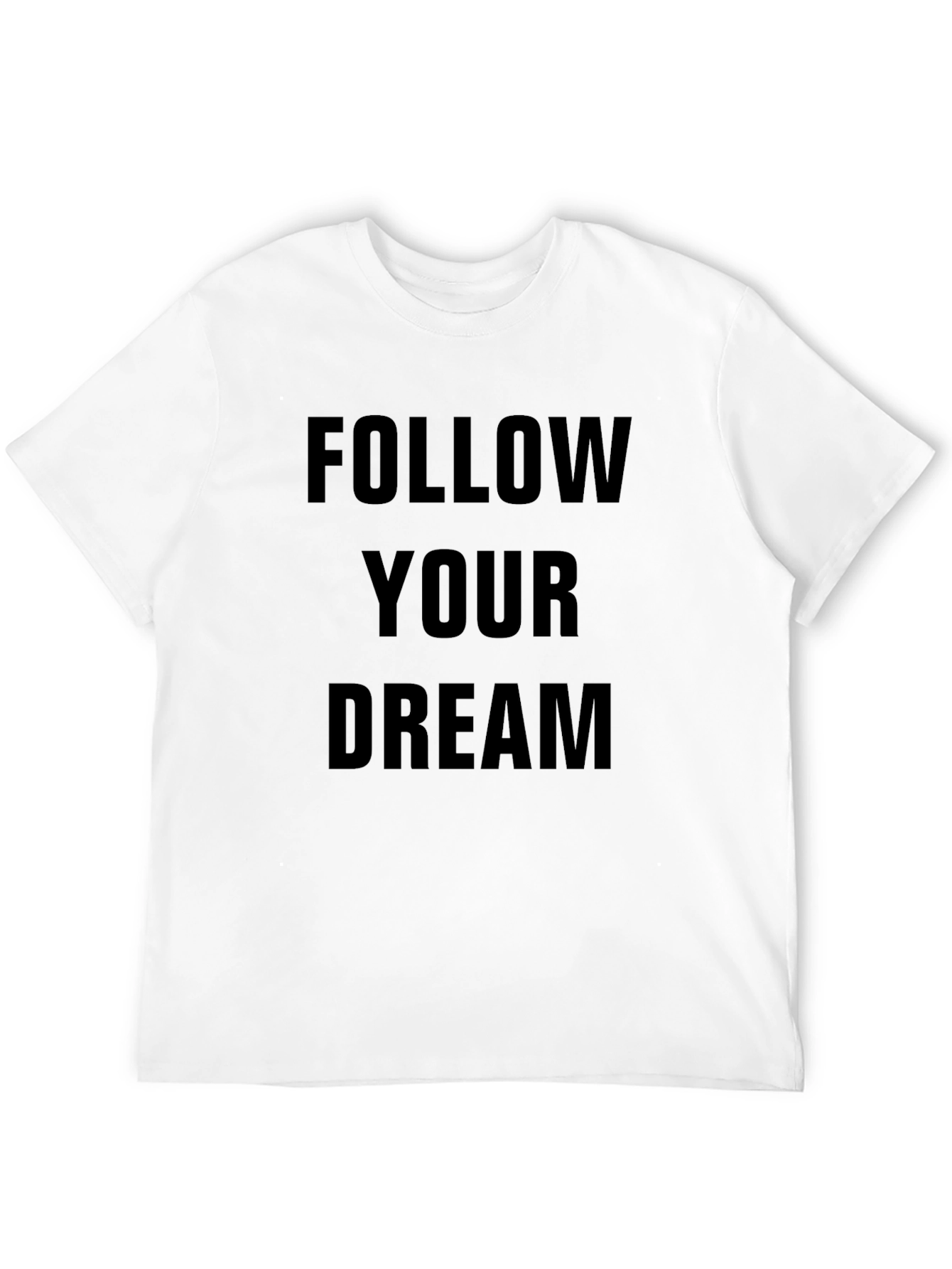 Black Follow Your Dream Black T-Shirt view 12