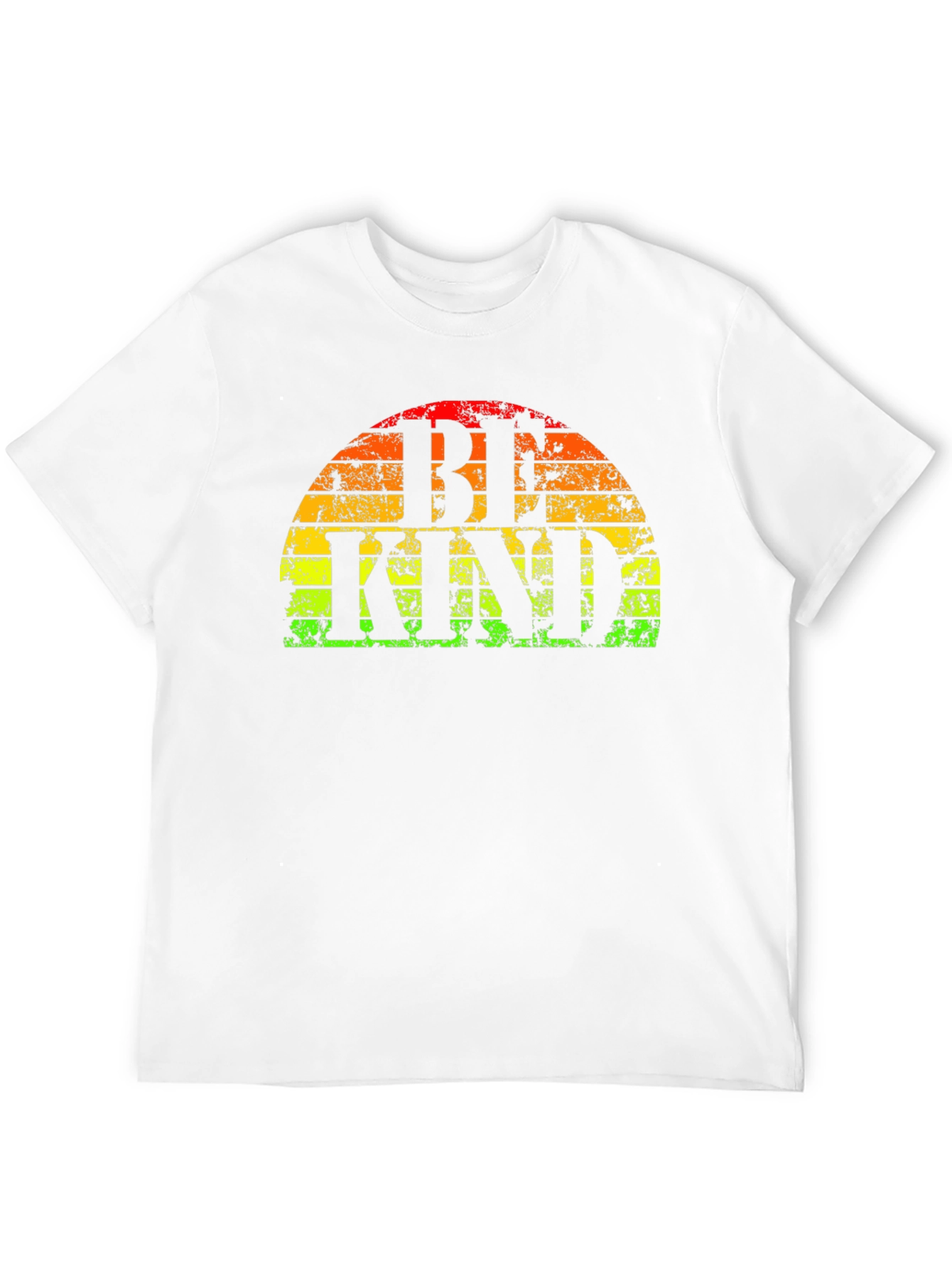 Black Be Kind T-Shirt - Retro Rainbow Graphic Tee view 12