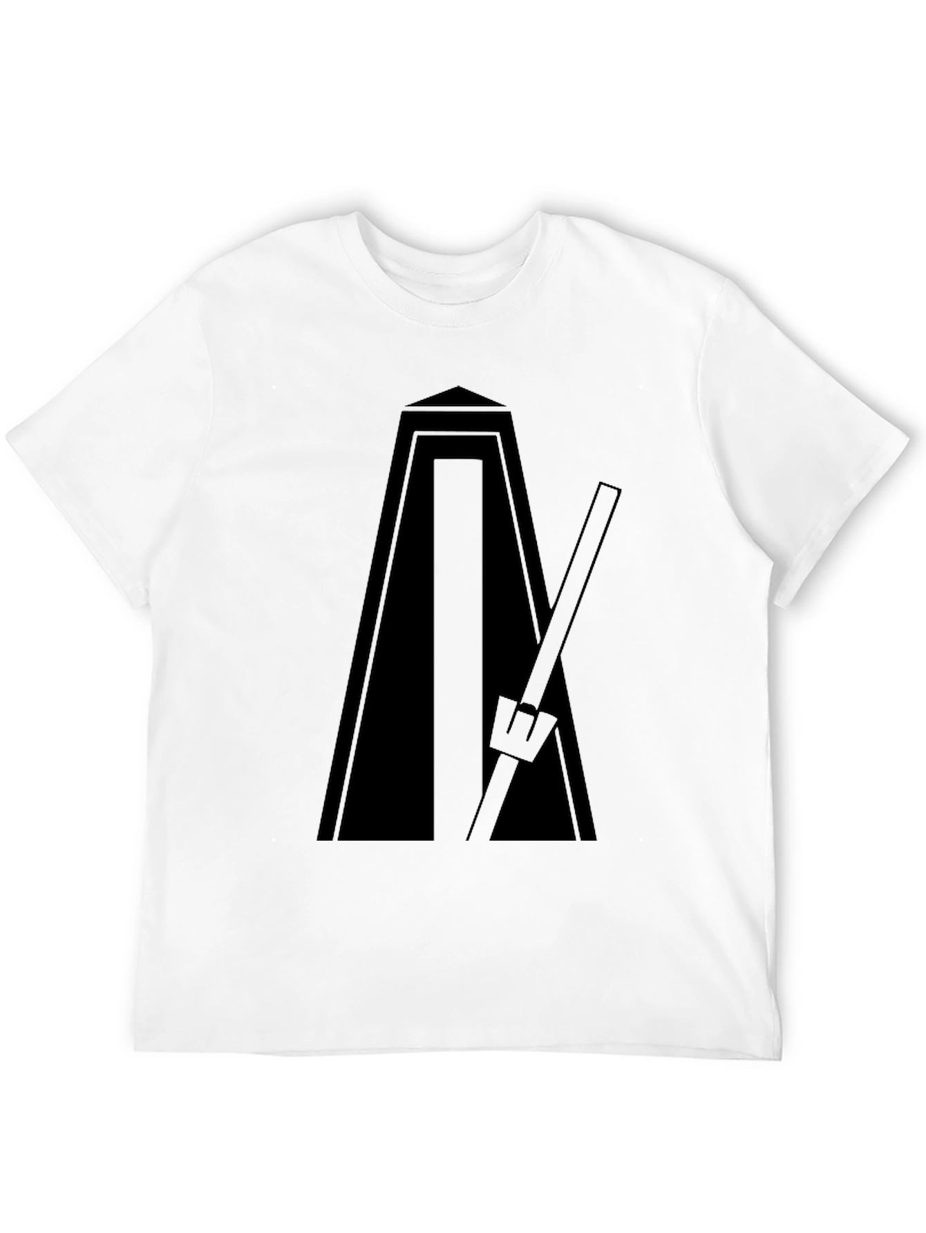 Black Metronome Graphic T-Shirt - Black view 12