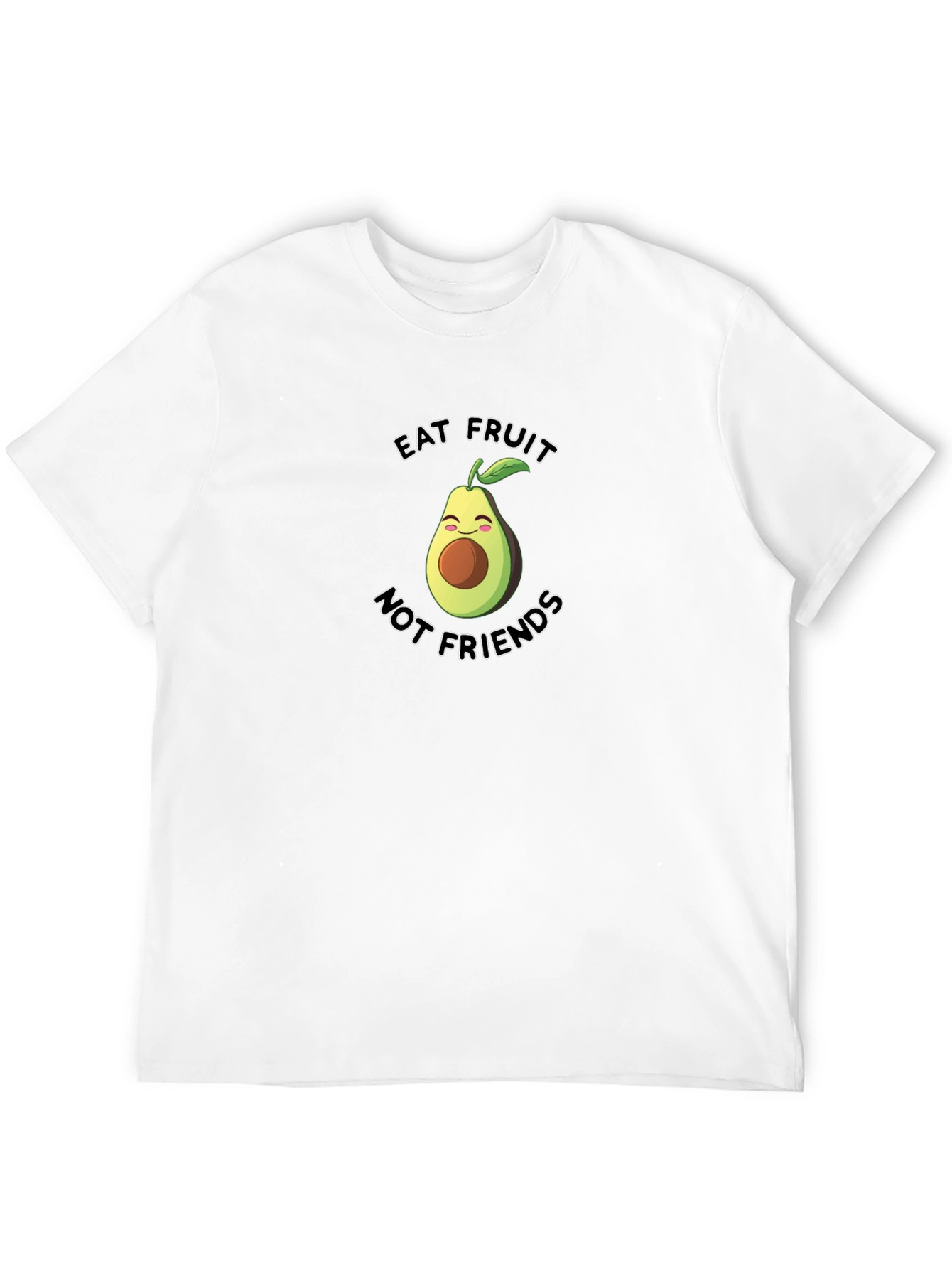 Eat Fruit Not Friends Avocado Graphic Tee - 12