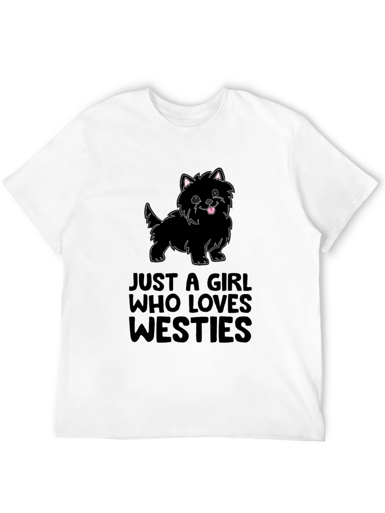 Just A Girl Who Loves Westies T-Shirt - 12