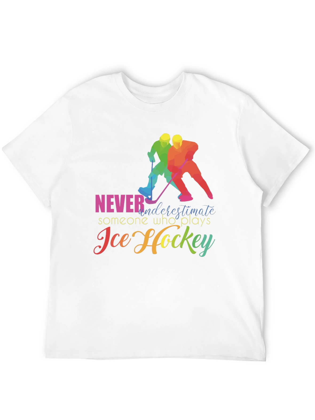 Black Ice Hockey T-Shirt: Never Underestimate view 12