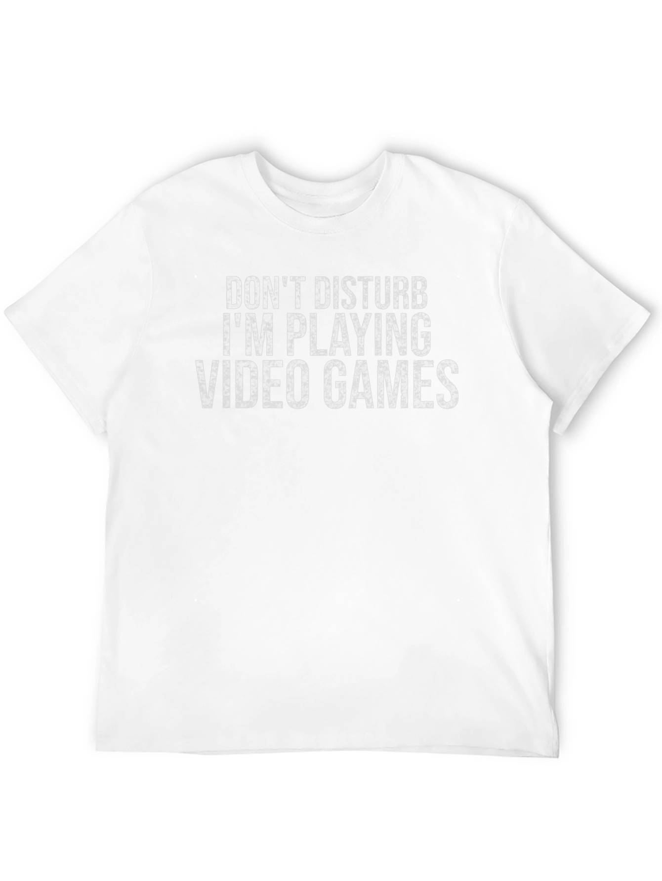 Black Don't Disturb Video Games T-Shirt view 12