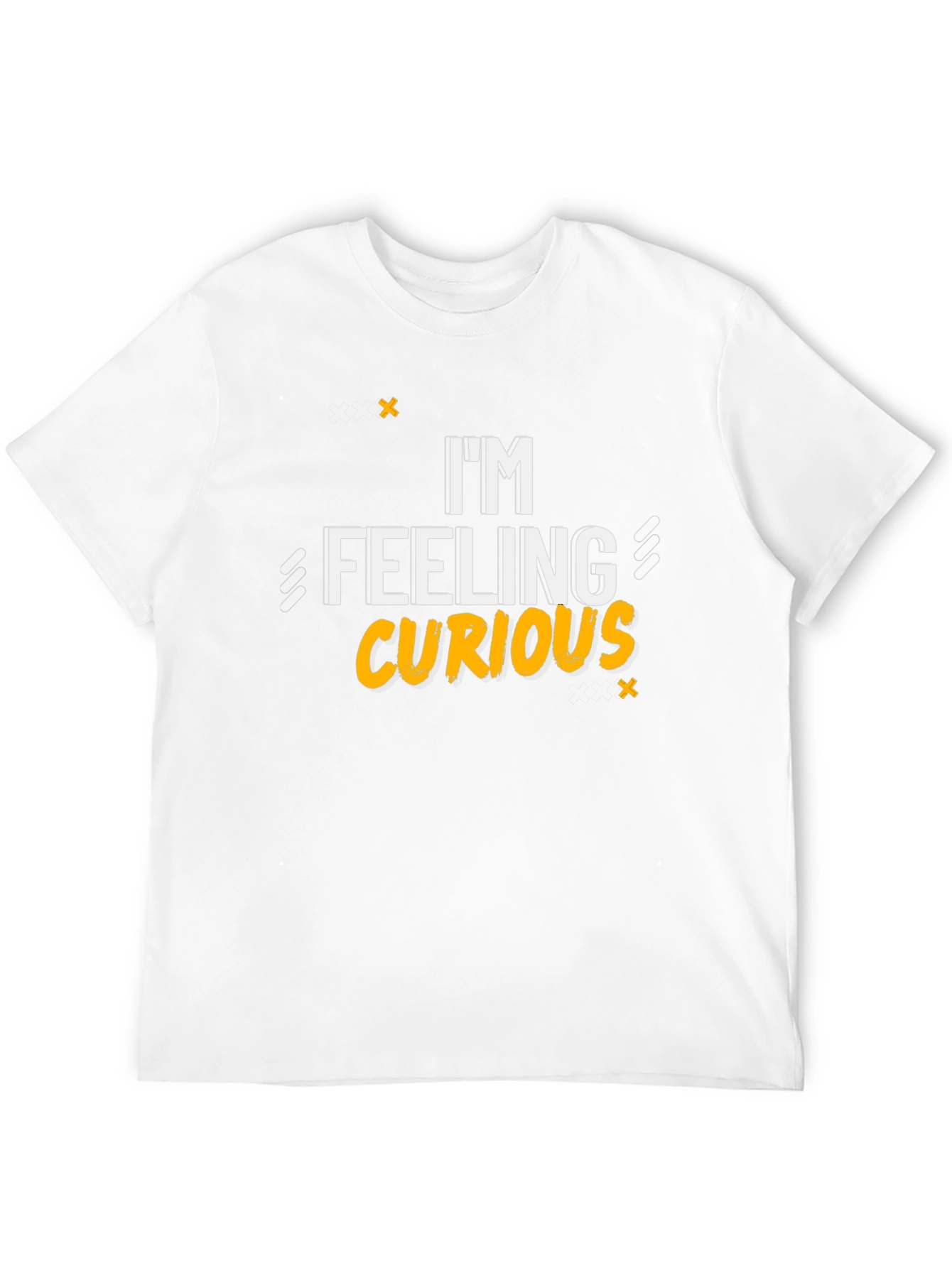 Black I'm Feeling Curious Graphic T-Shirt view 12