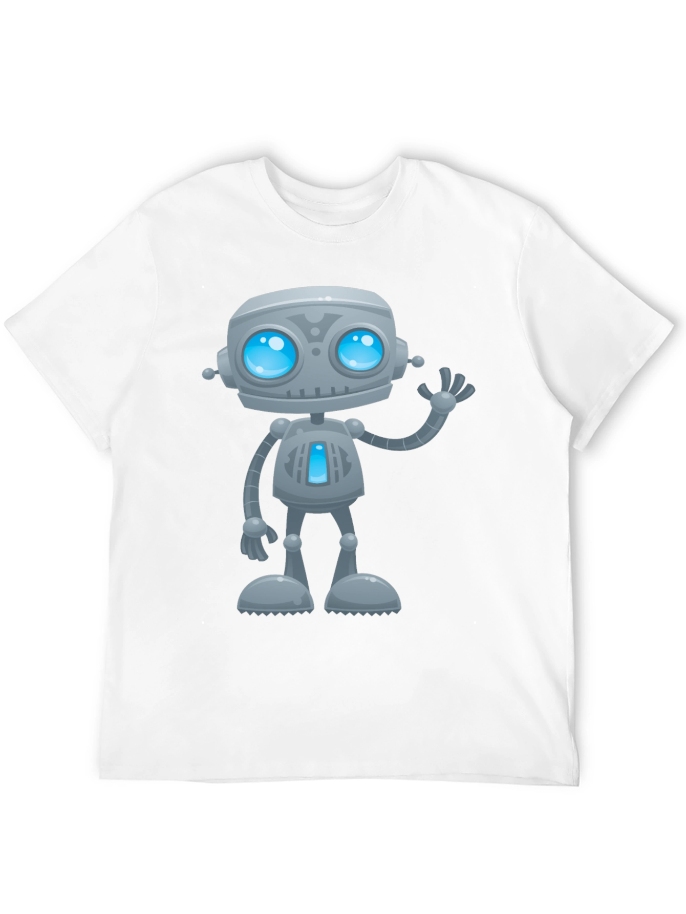 Black Robot Graphic T-Shirt view 12
