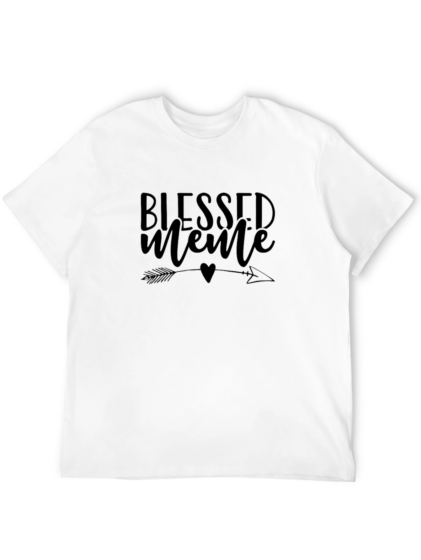 Black Blessed Meme Graphic Tee - Stylish Comfort view 12