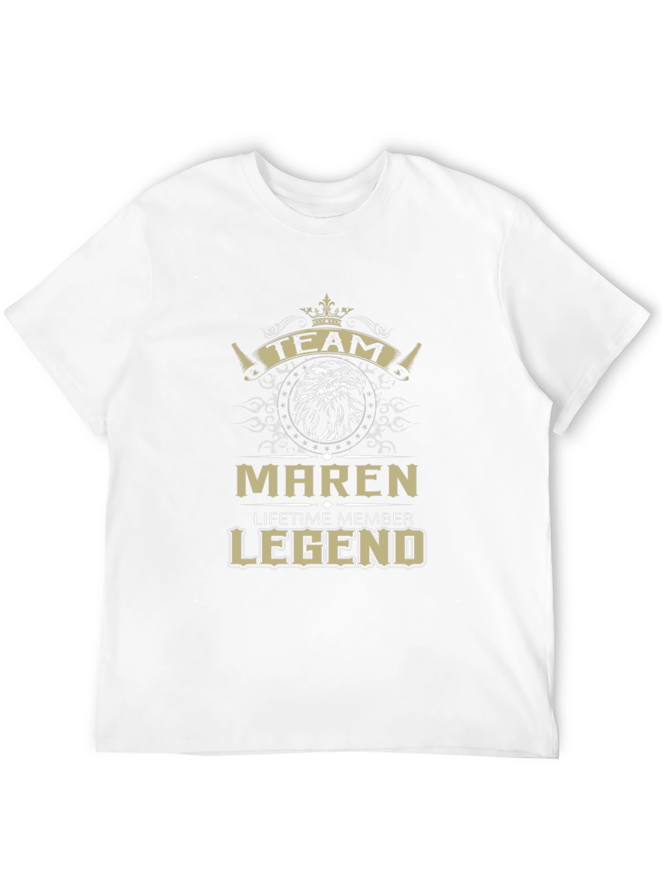 Black Maren Team Legend Tee - Lifetime Member T-Shirt view 12