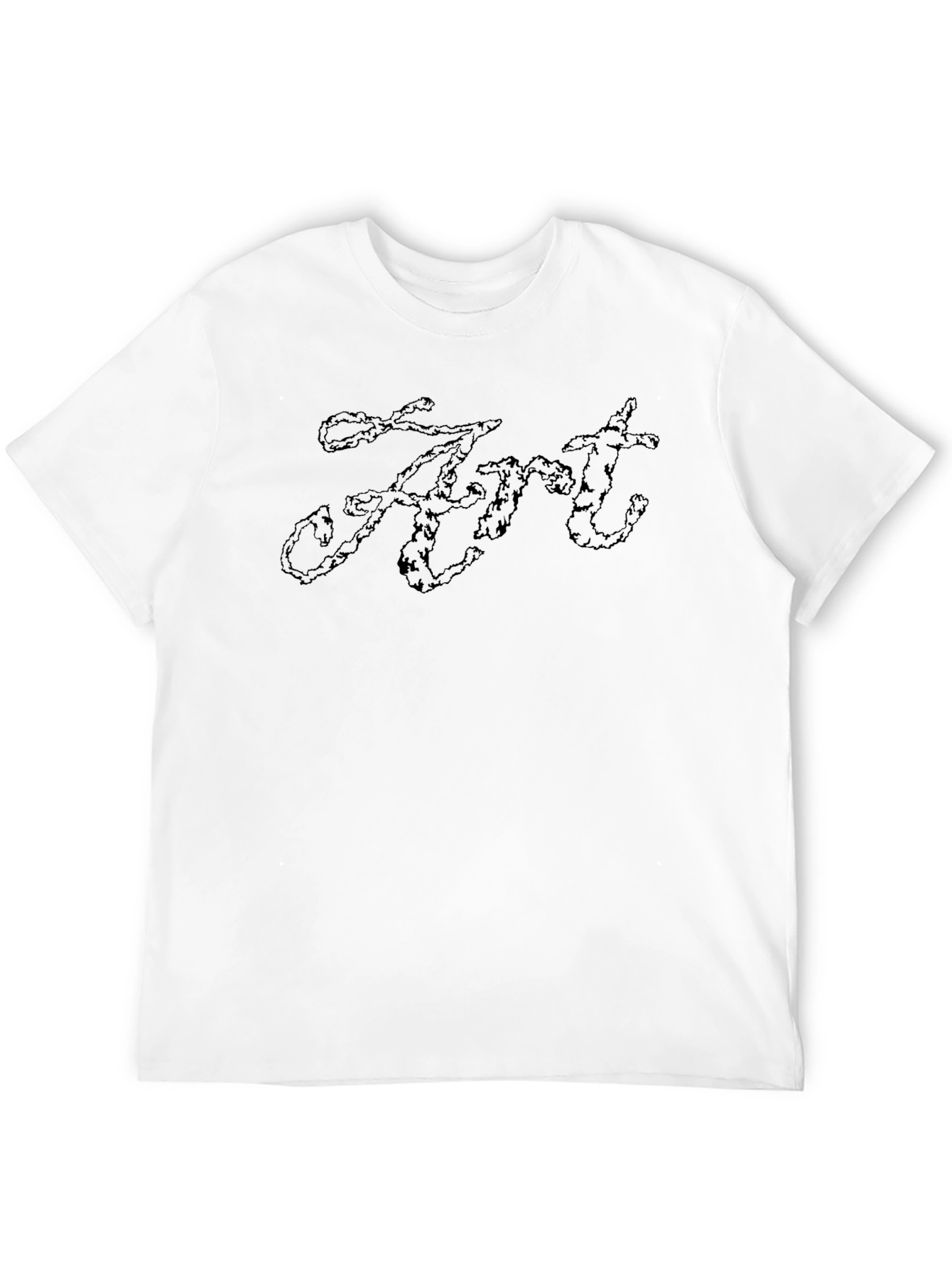 Black Art Graphic Black T-Shirt view 12